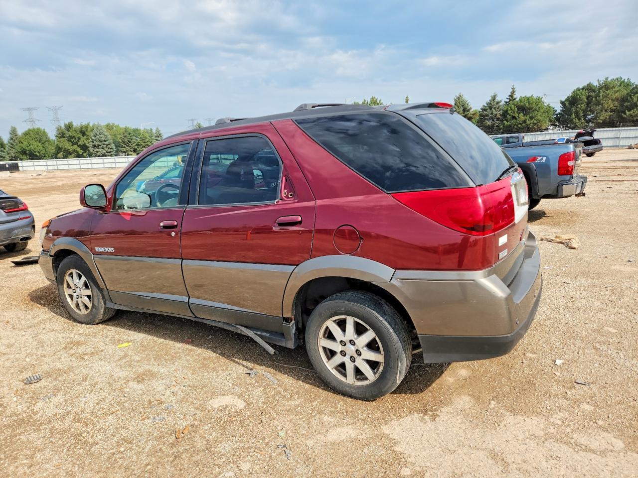 2002 Buick Rendezvous Cx Maroon vin: 3G5DB03E62S505577