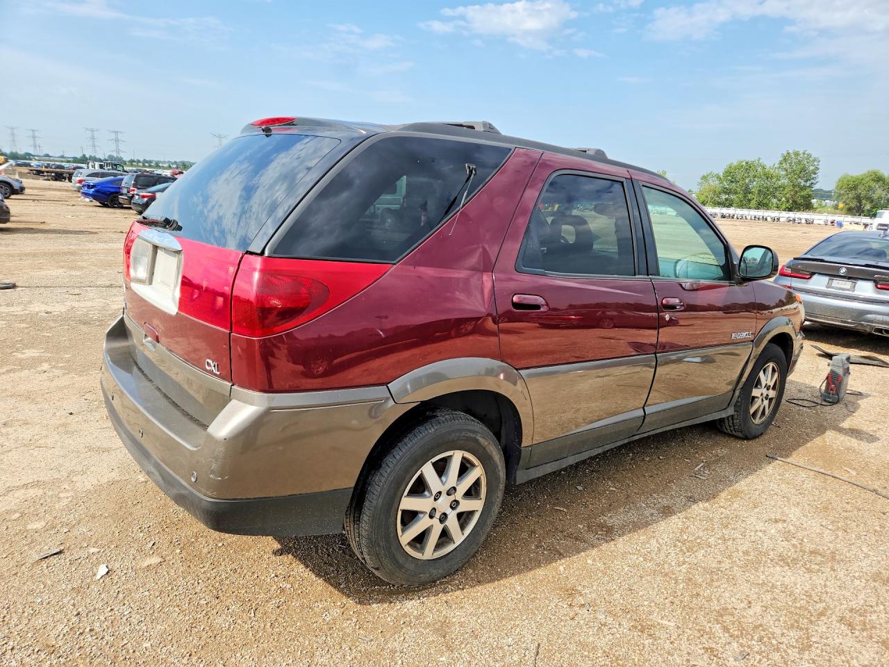 2002 Buick Rendezvous Cx Maroon vin: 3G5DB03E62S505577
