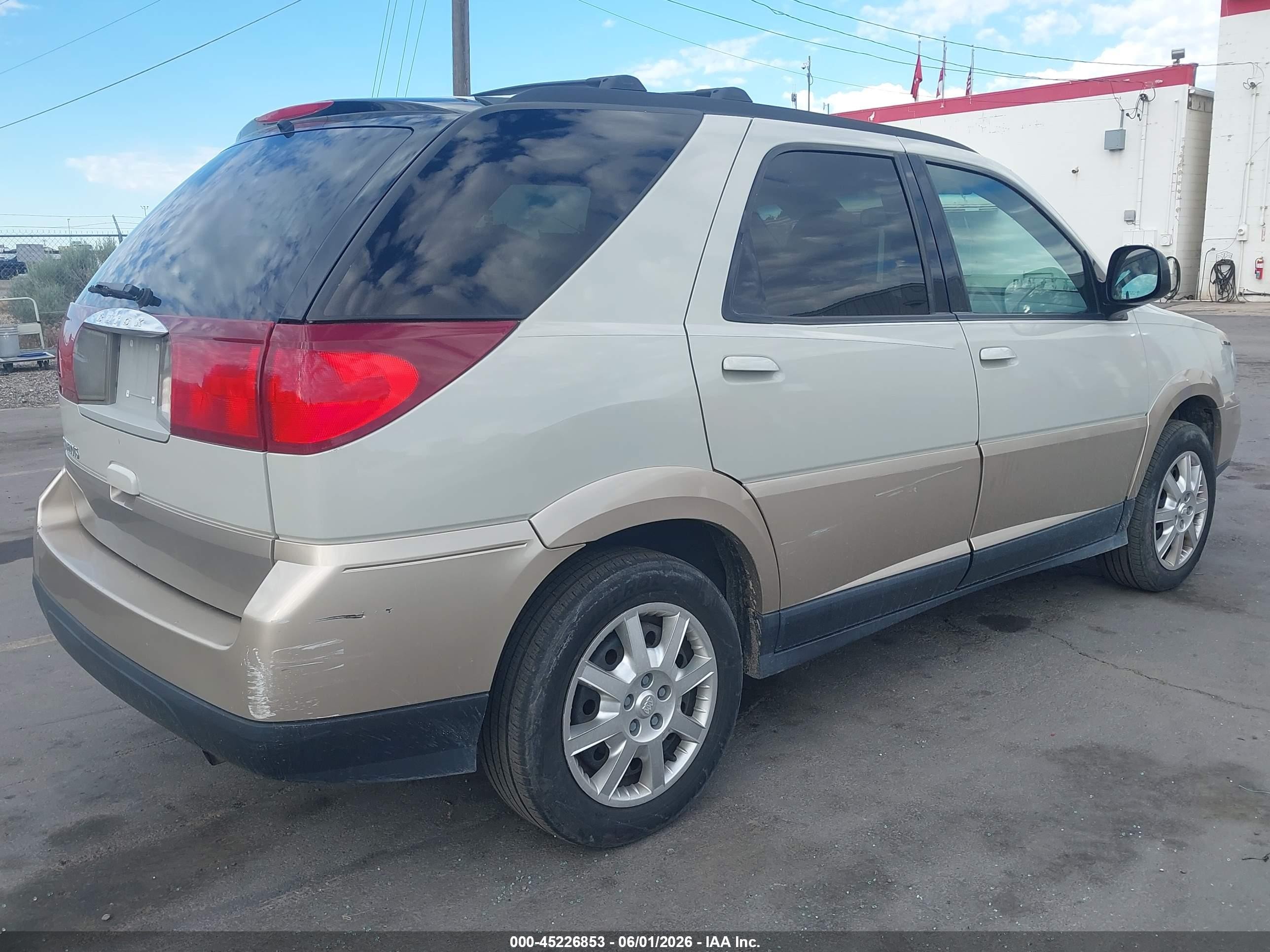 2005 Buick Rendezvous Cx White vin: 3G5DB03E75S539970