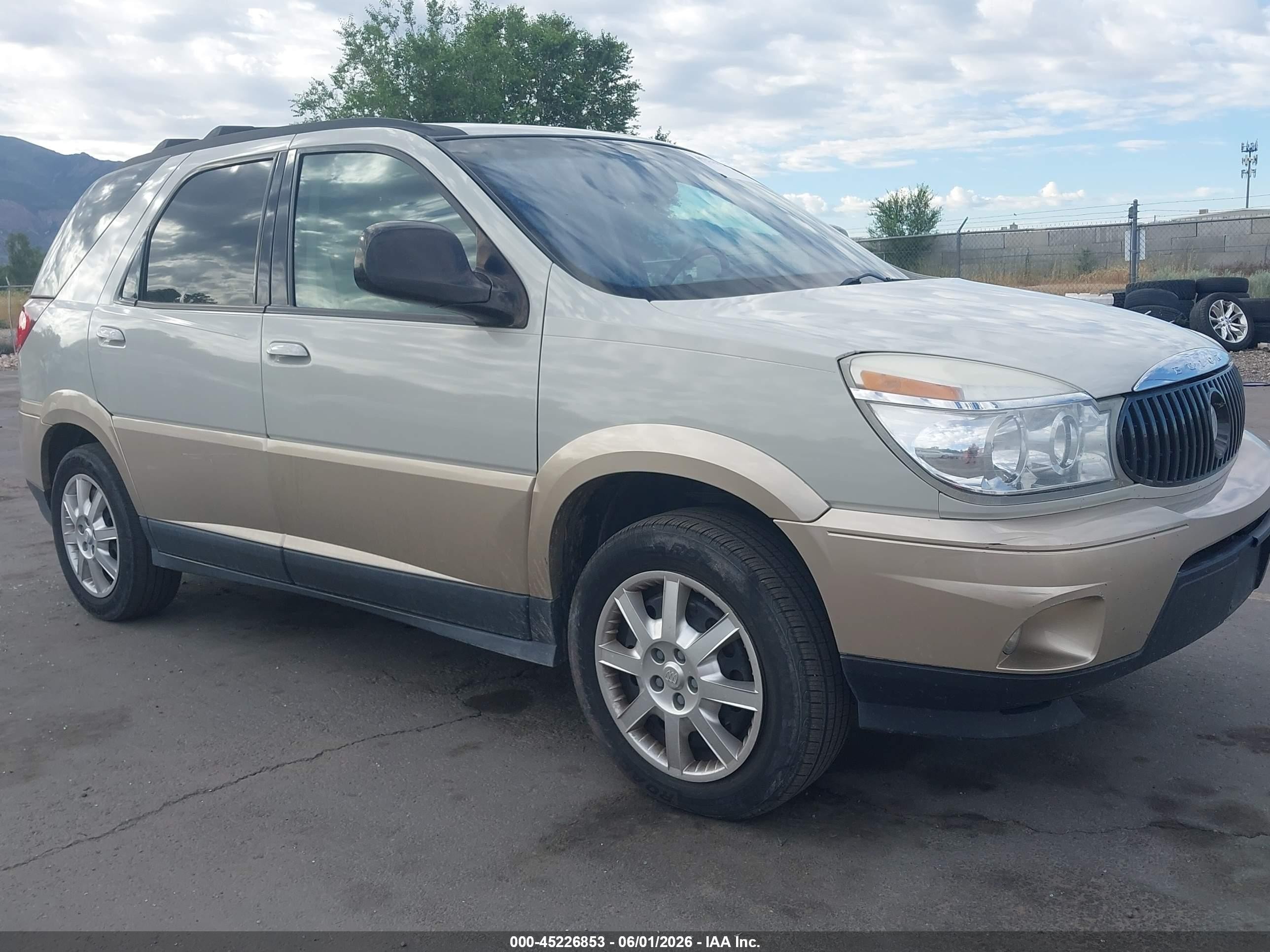 2005 Buick Rendezvous Cx White vin: 3G5DB03E75S539970