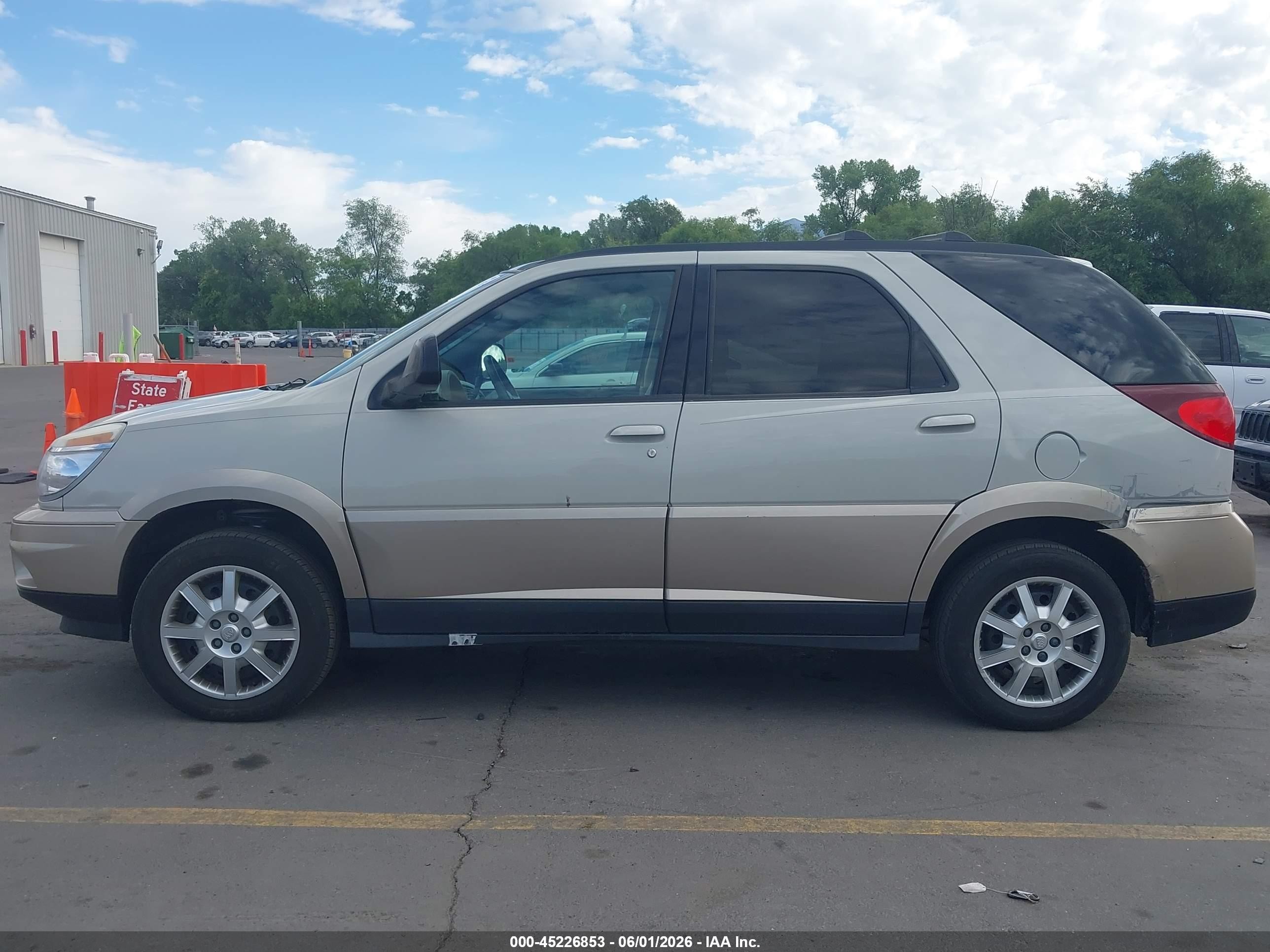 2005 Buick Rendezvous Cx White vin: 3G5DB03E75S539970