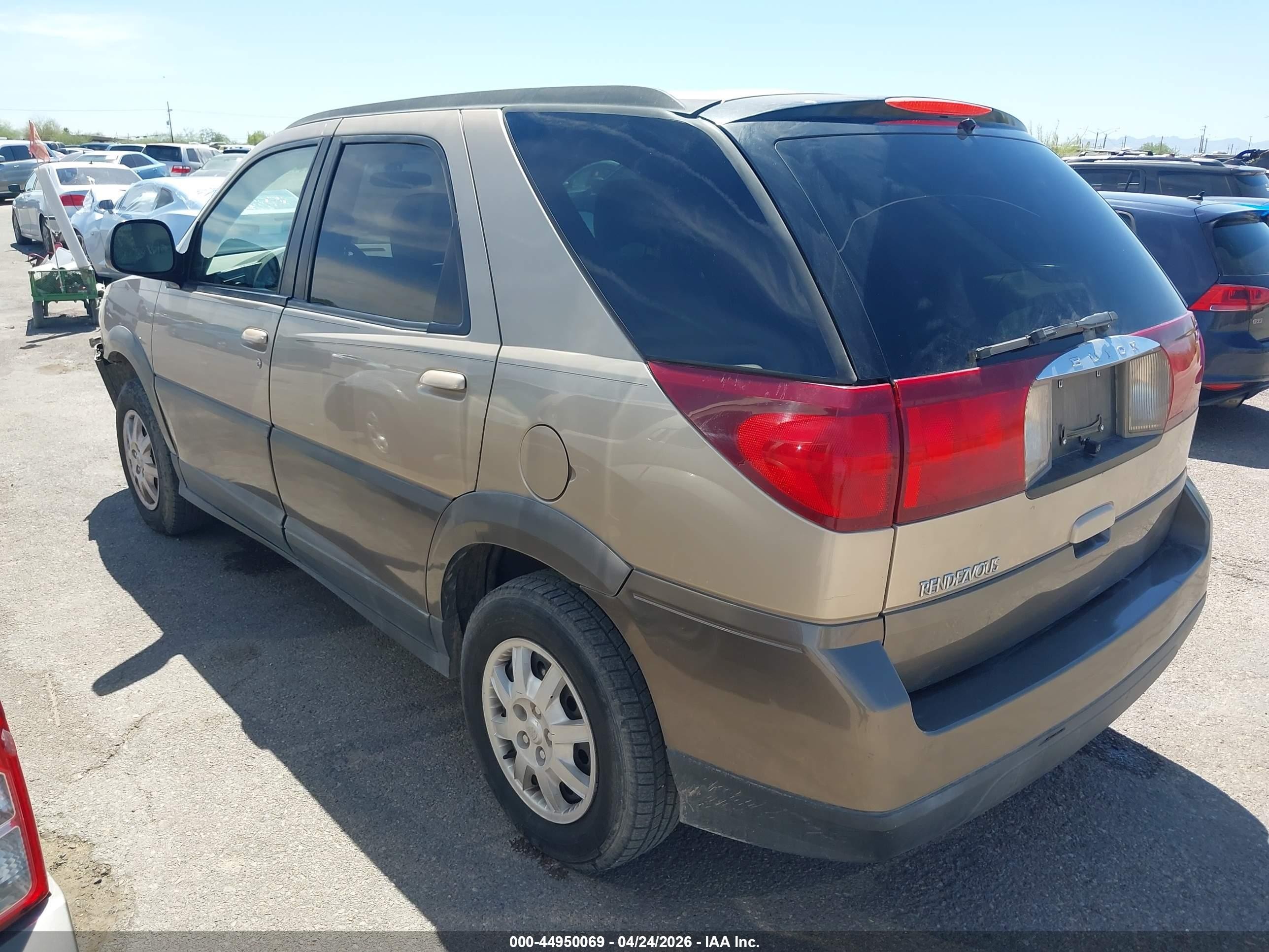 2004 Buick Rendezvous Cx Tan vin: 3G5DB03E94S548085
