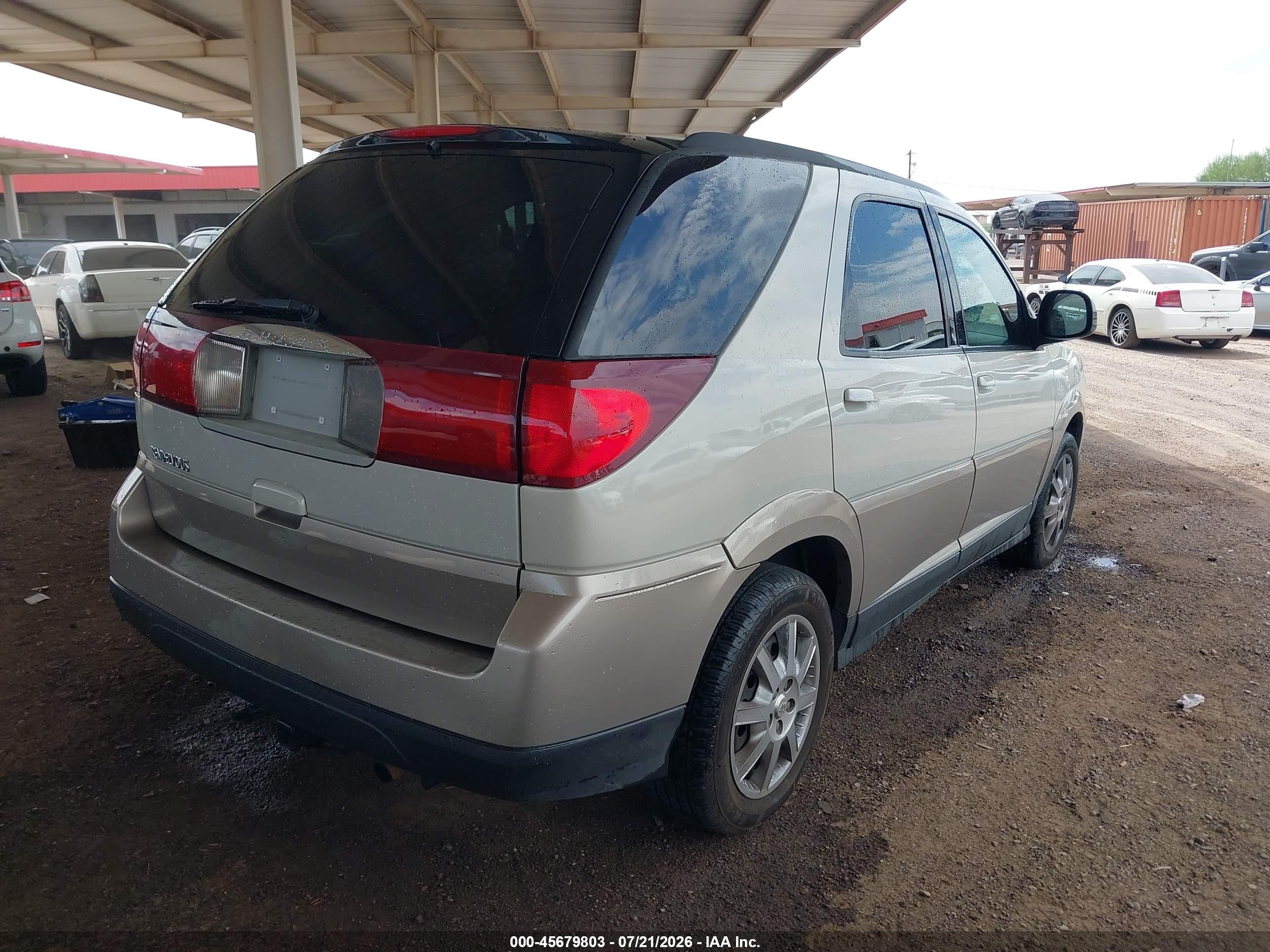 2005 Buick Rendezvous Cx White vin: 3G5DB03E95S555281