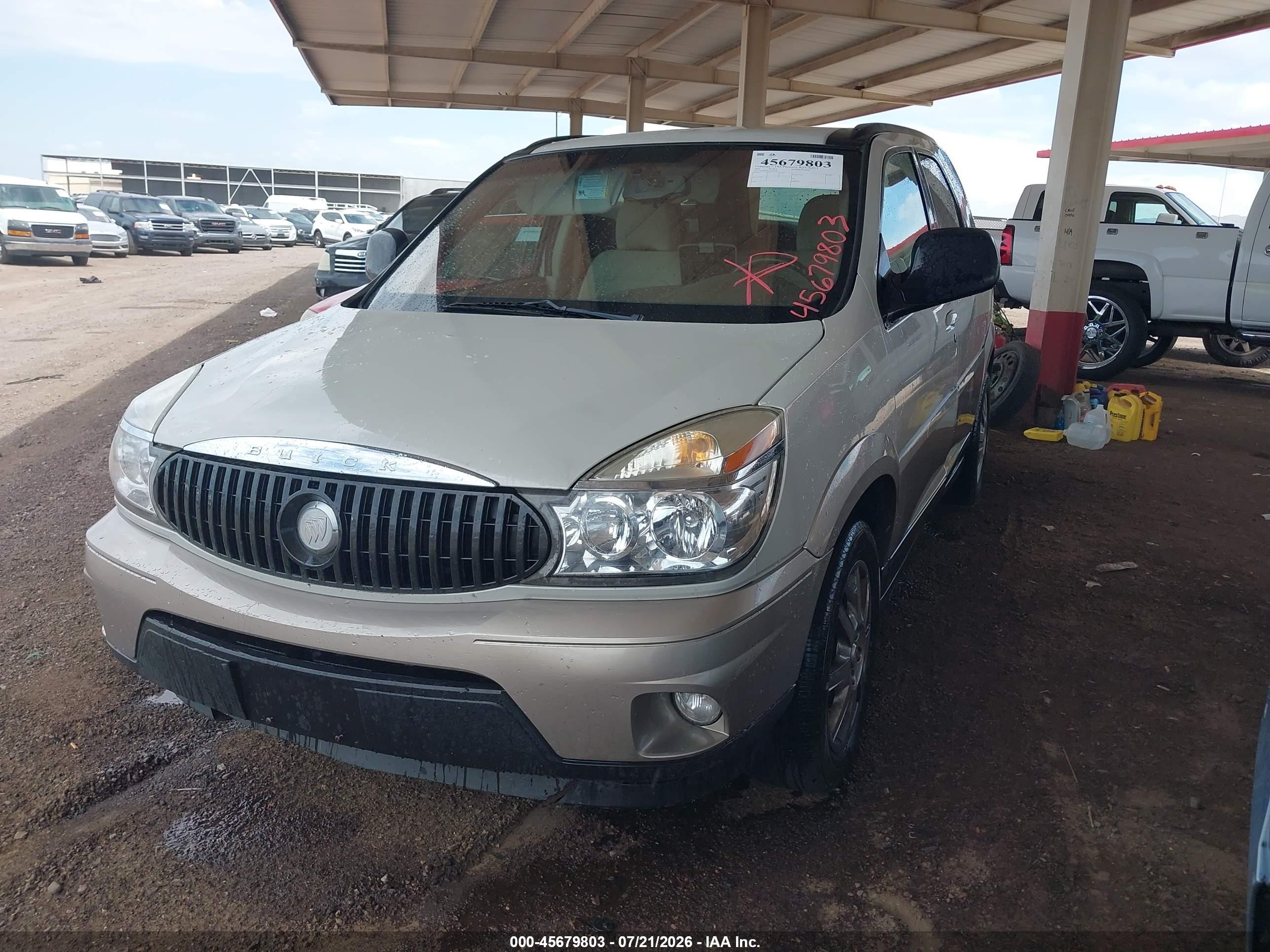 2005 Buick Rendezvous Cx White vin: 3G5DB03E95S555281