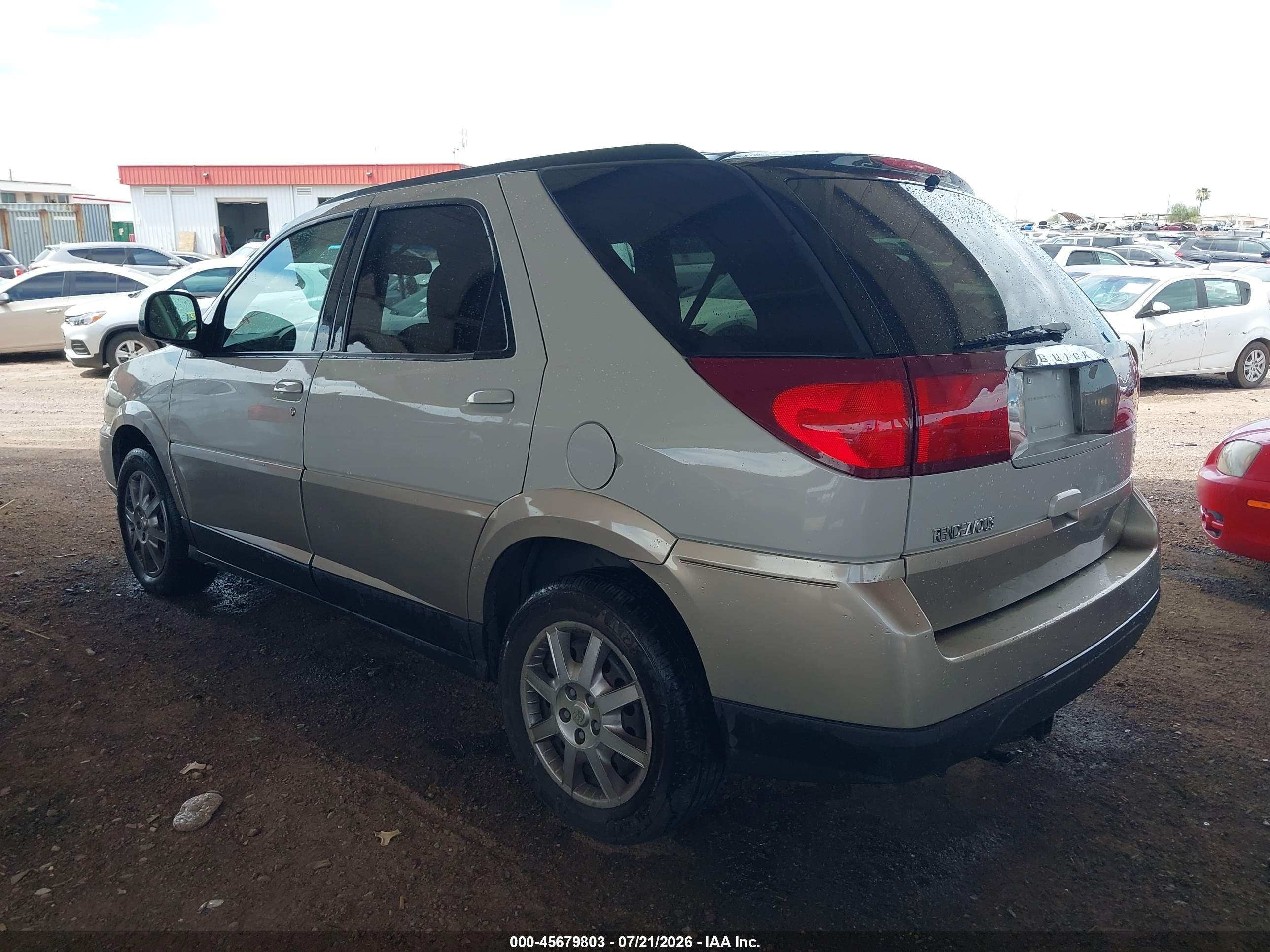 2005 Buick Rendezvous Cx White vin: 3G5DB03E95S555281