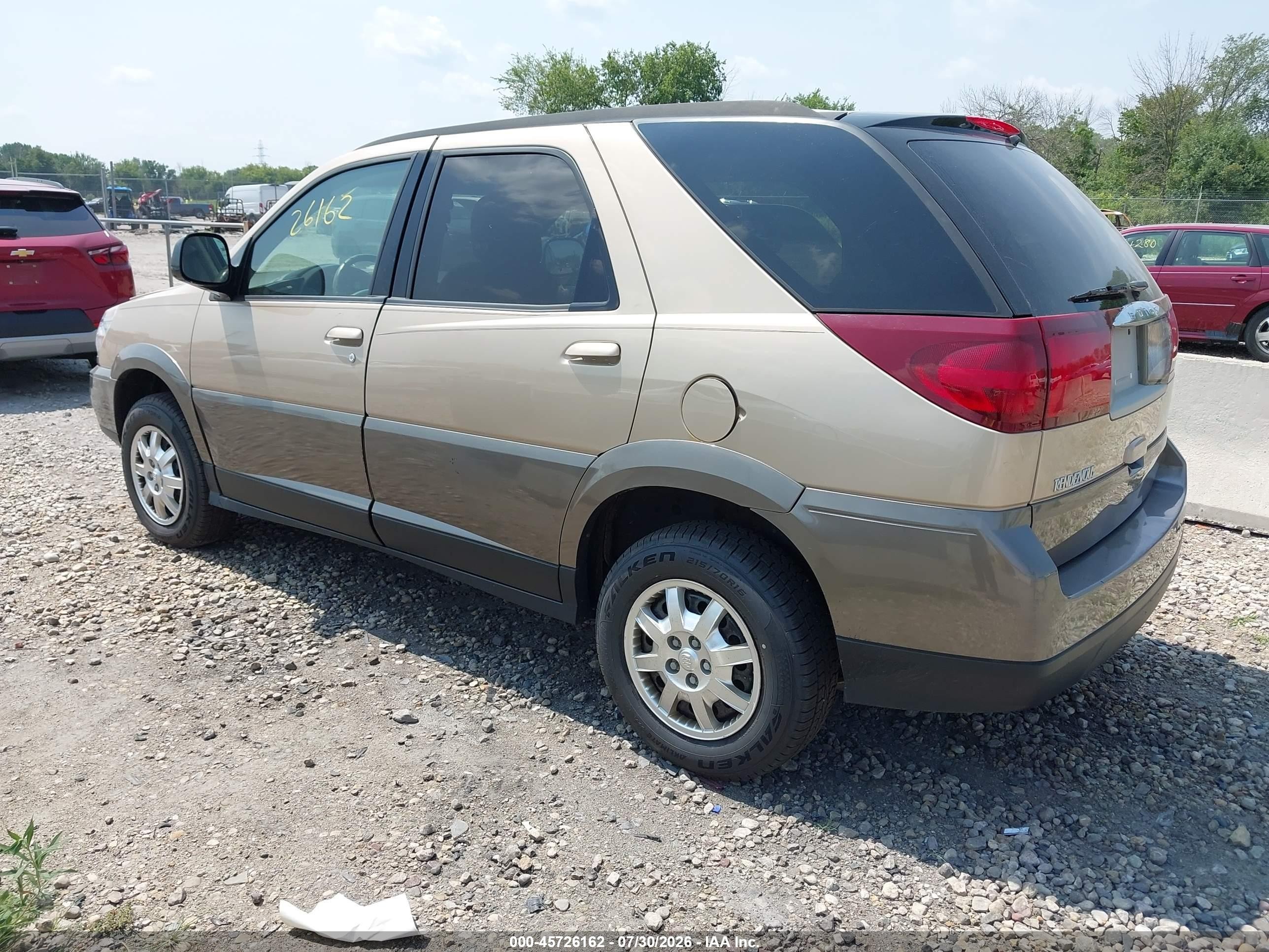2004 Buick Rendezvous Cx Желто-коричневый vin: 3G5DB03EX4S571455