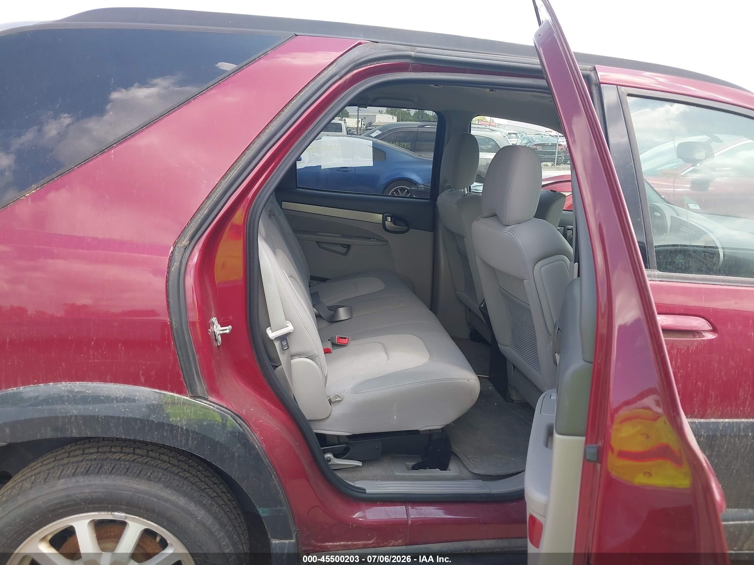 2005 Buick Rendezvous Cx Red vin: 3G5DB03EX5S553443