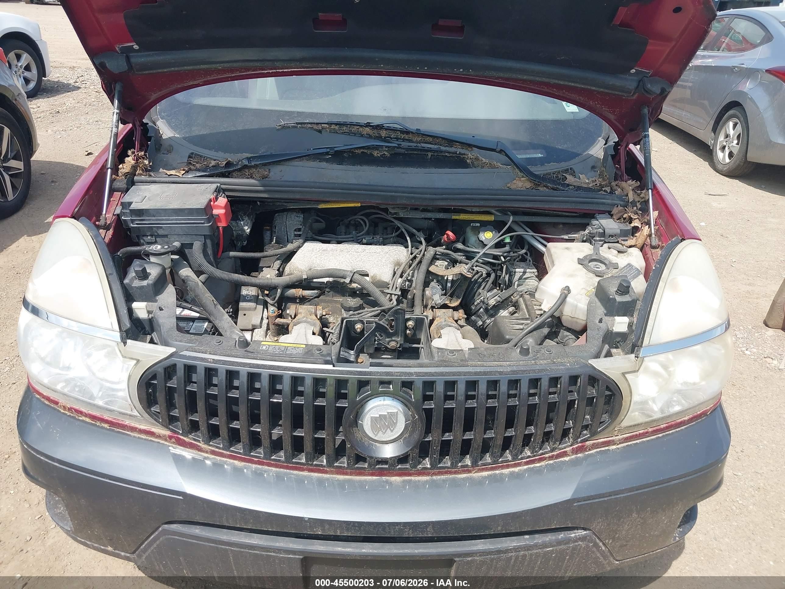 2005 Buick Rendezvous Cx Red vin: 3G5DB03EX5S553443