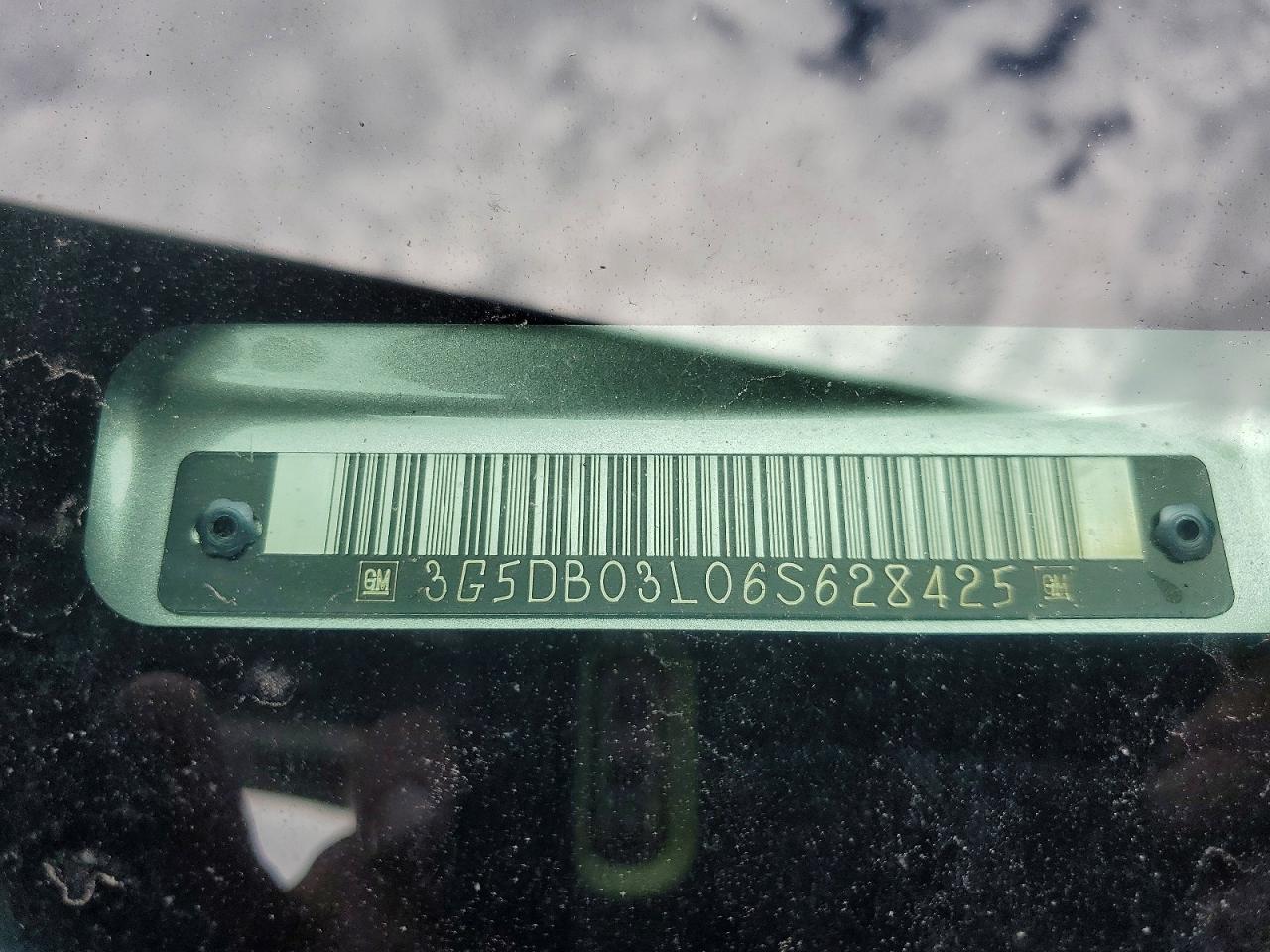 2006 Buick Rendezvous Cx/cxl Silver vin: 3G5DB03L06S628425