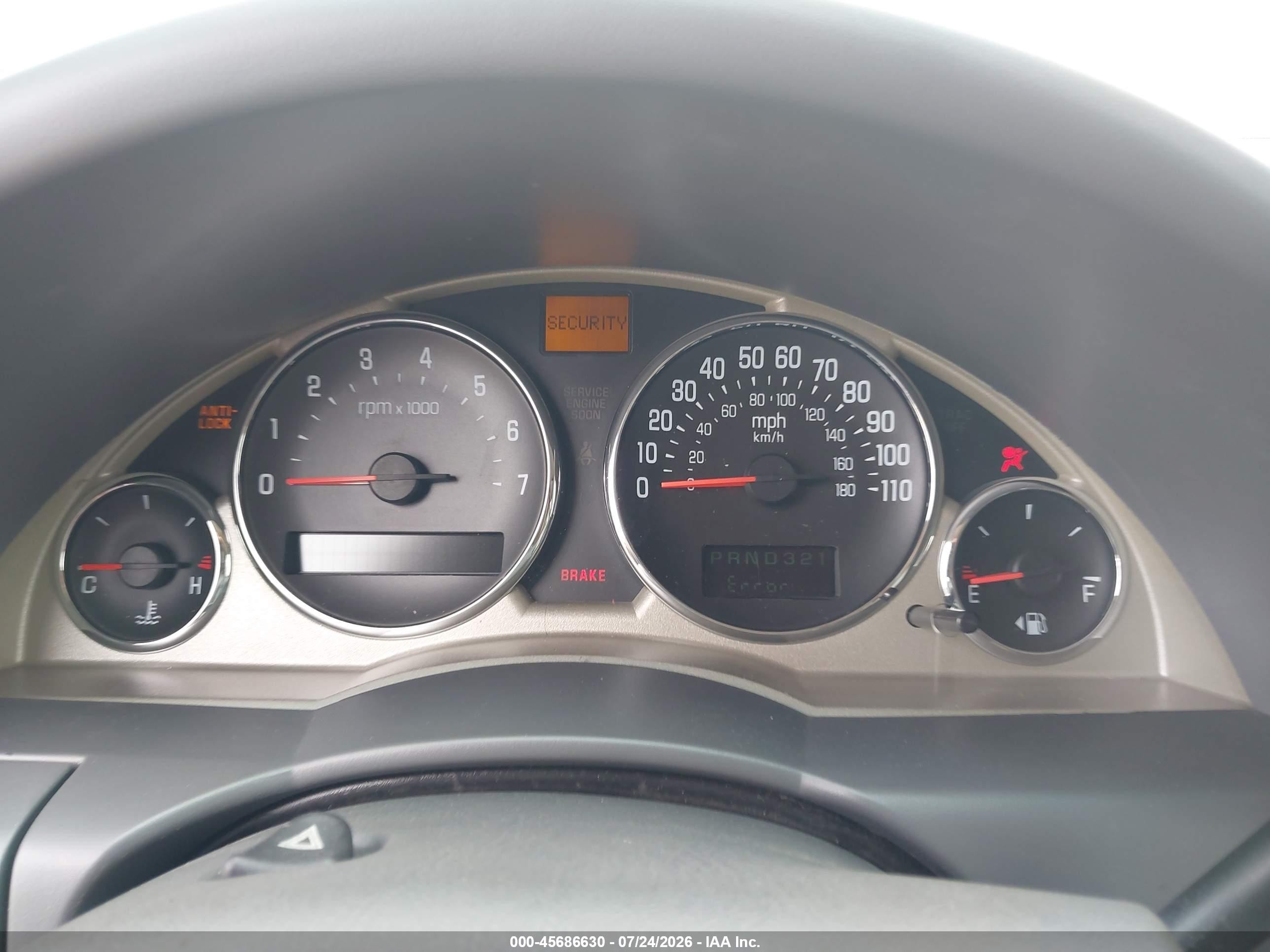 2006 Buick Rendezvous Cx Красный vin: 3G5DB03L26S598506