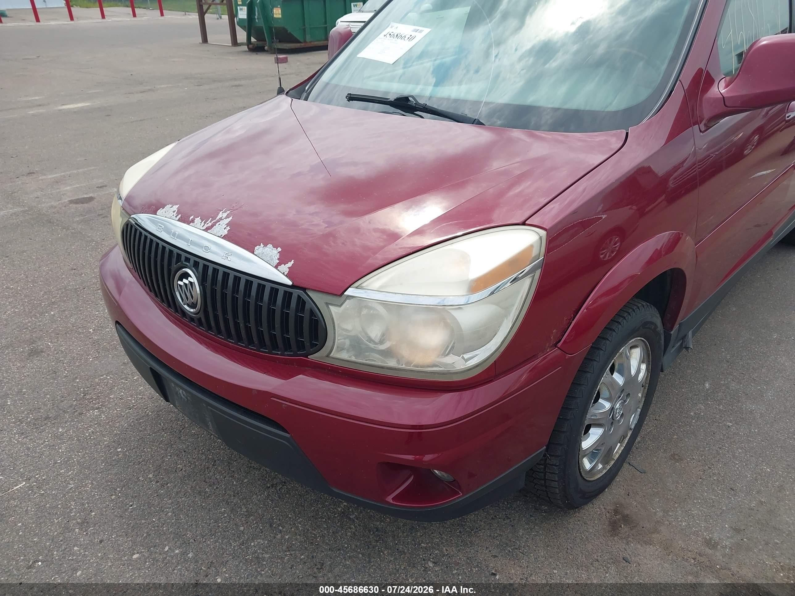 2006 Buick Rendezvous Cx Красный vin: 3G5DB03L26S598506