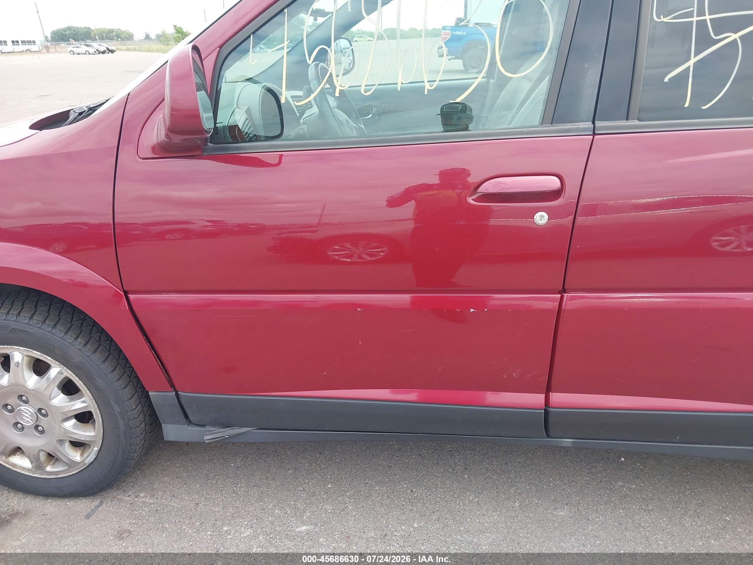 2006 Buick Rendezvous Cx Красный vin: 3G5DB03L26S598506