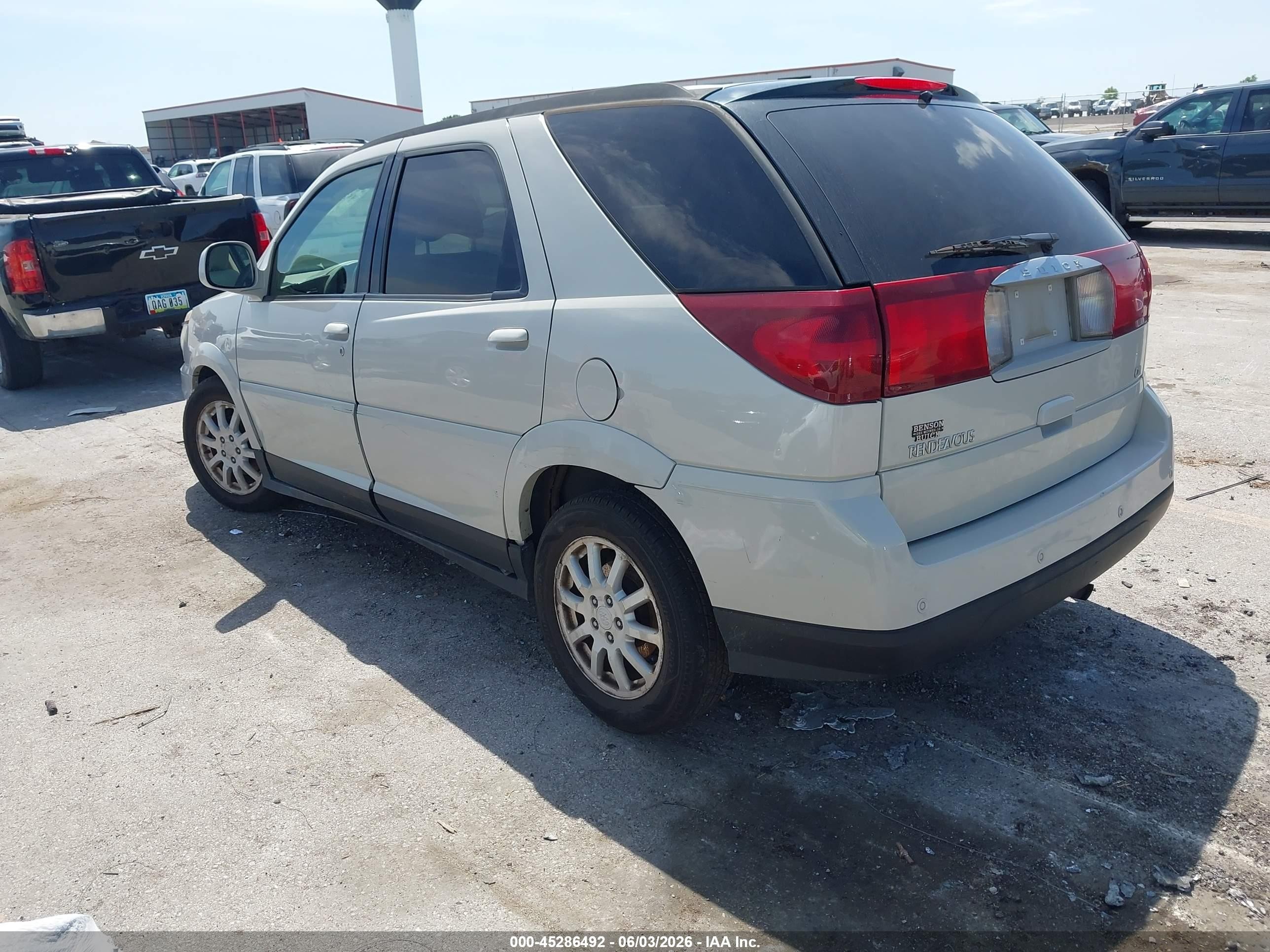 2006 Buick Rendezvous Cx Burgundy vin: 3G5DB03L56S596118