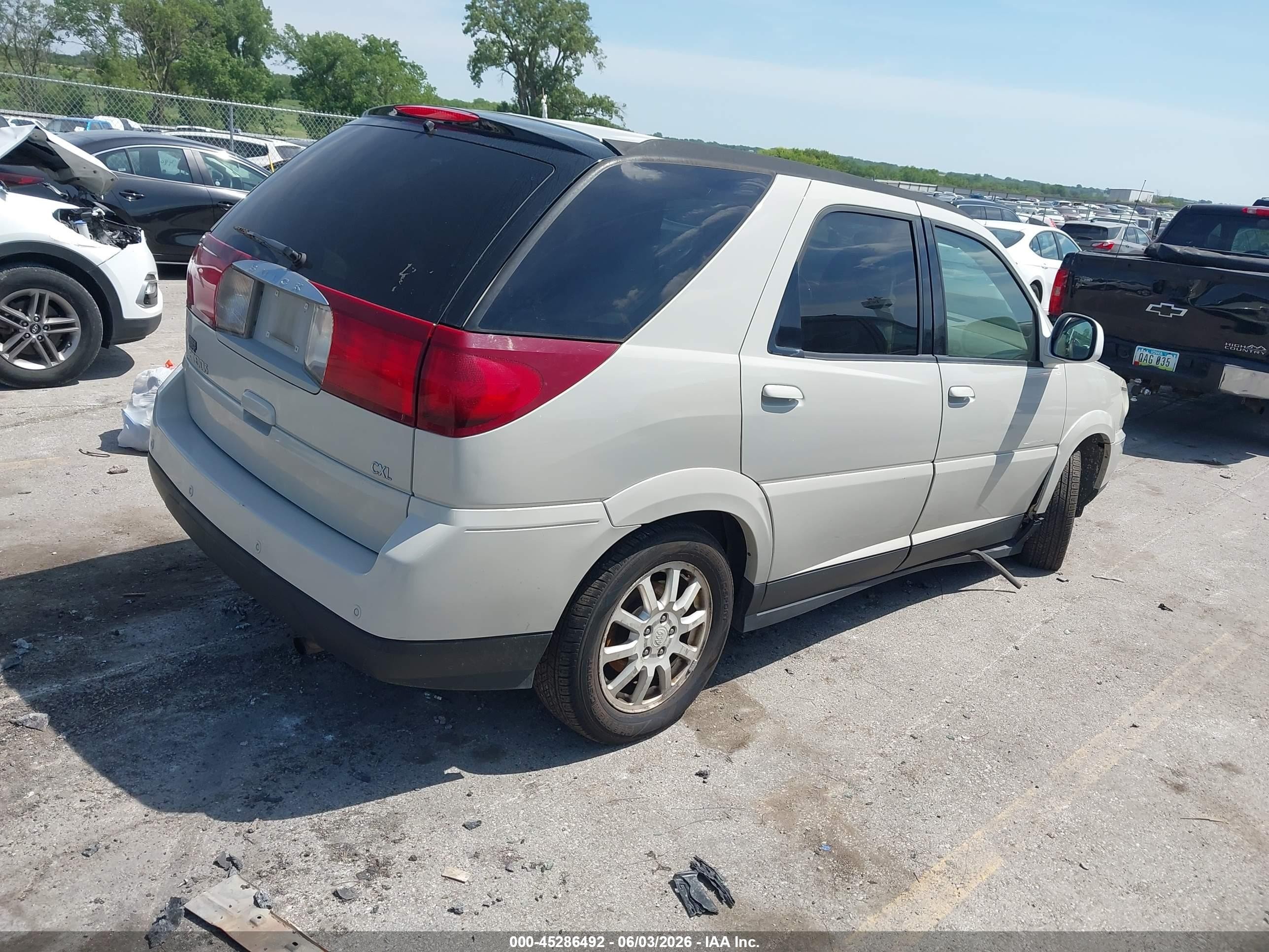 2006 Buick Rendezvous Cx Burgundy vin: 3G5DB03L56S596118