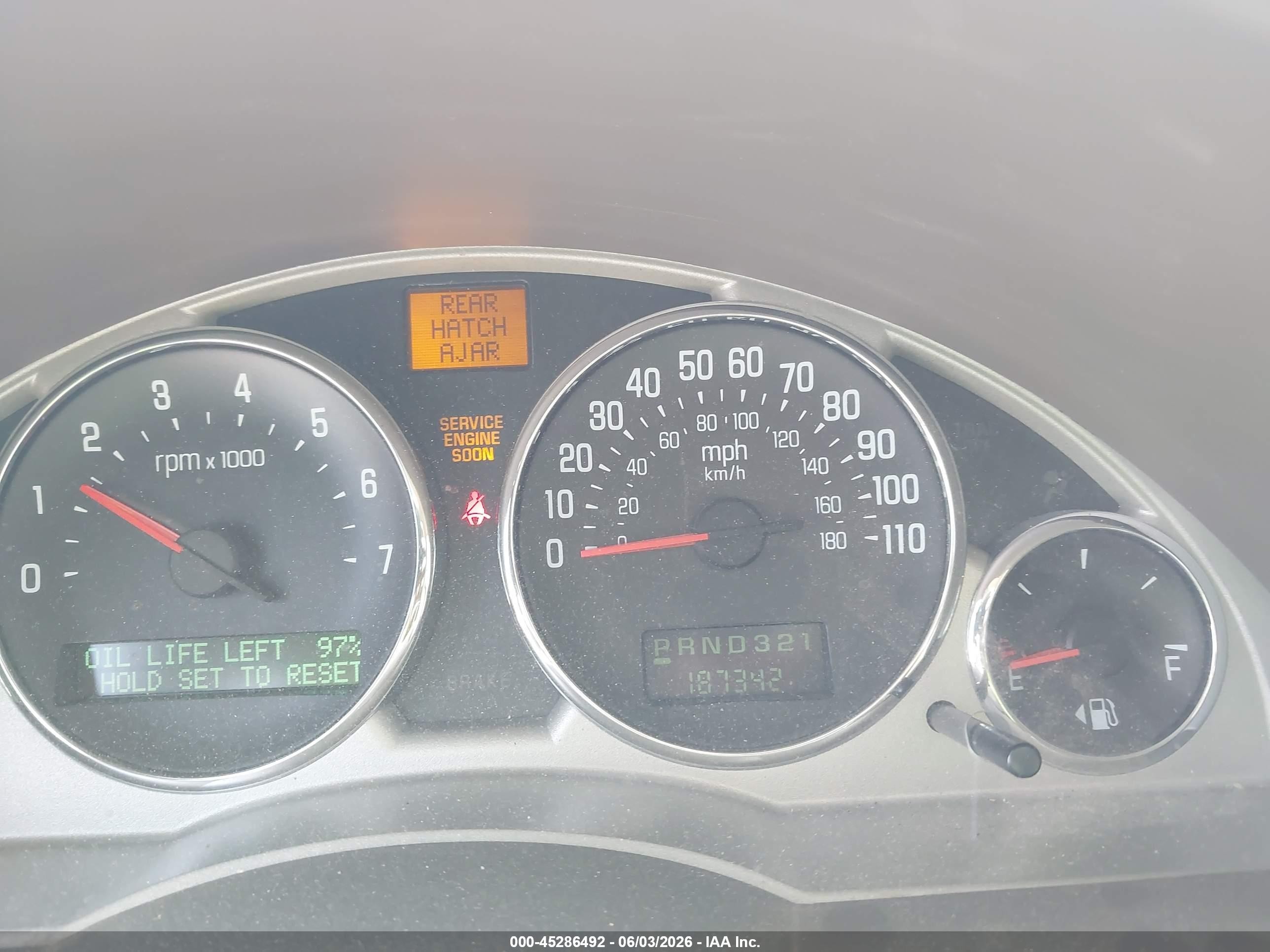 2006 Buick Rendezvous Cx Burgundy vin: 3G5DB03L56S596118