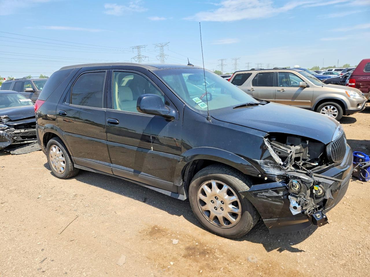 2006 Buick Rendezvous Cx Black vin: 3G5DB03L86S517413