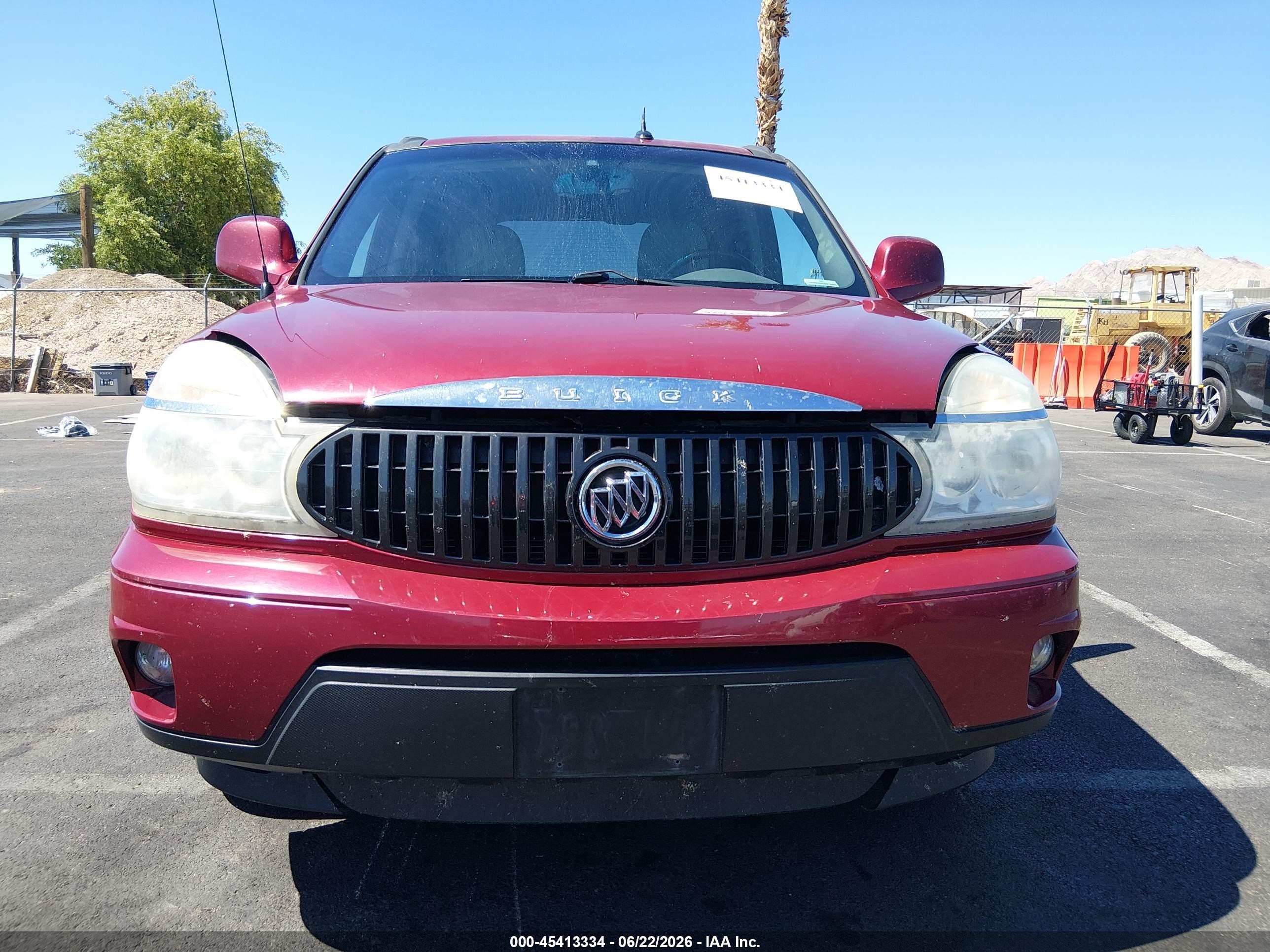 2006 Buick Rendezvous Cx Red vin: 3G5DB03L86S602459