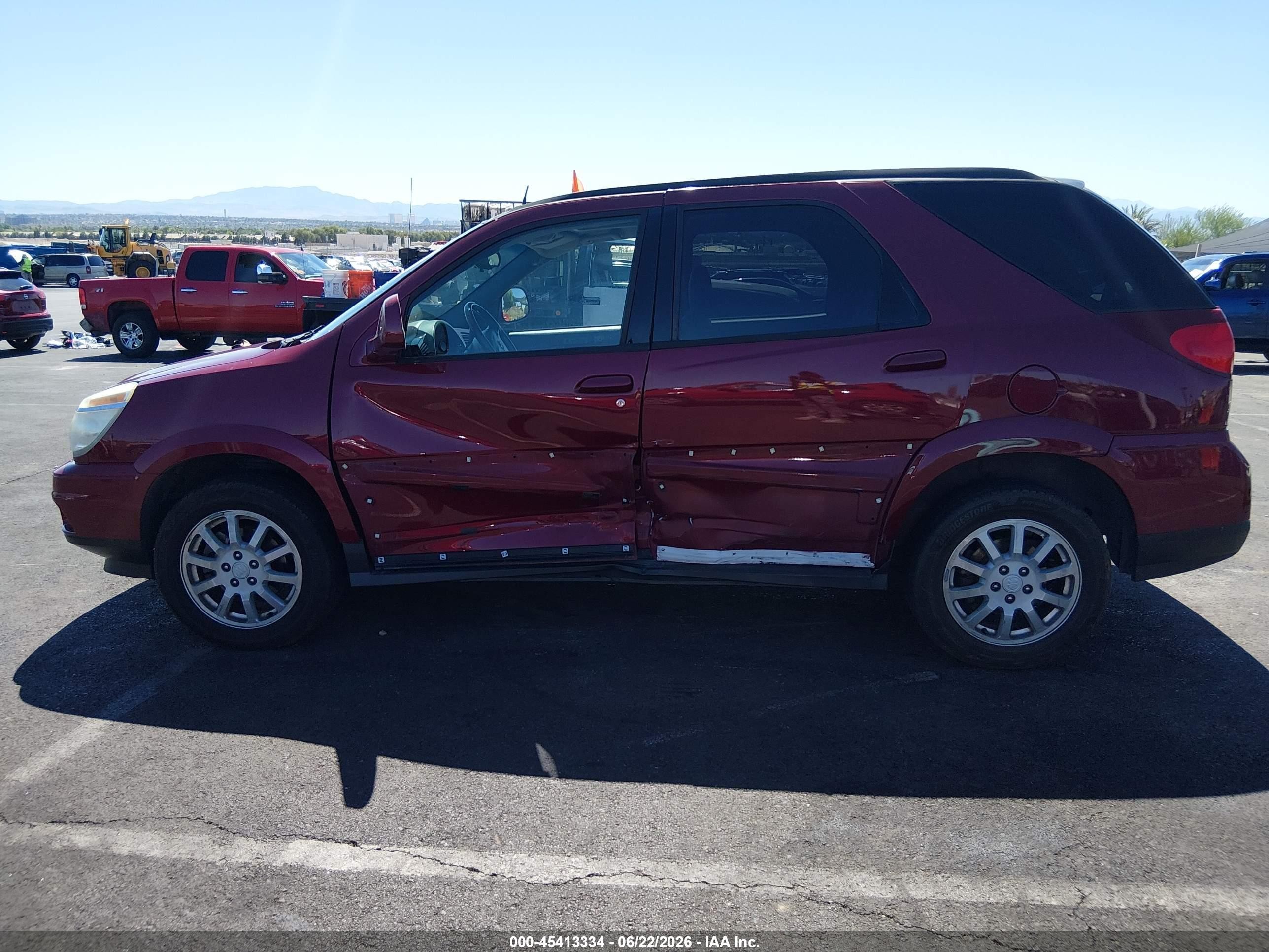 2006 Buick Rendezvous Cx Red vin: 3G5DB03L86S602459