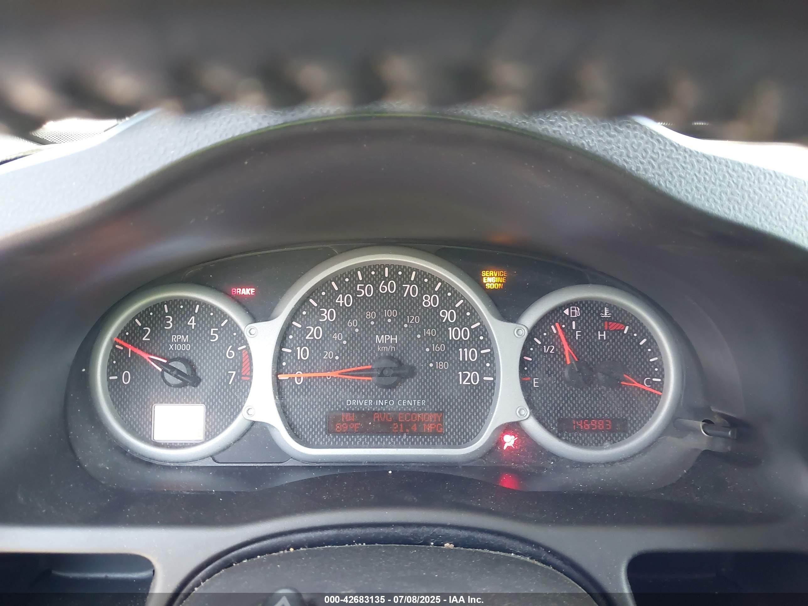 2003 Pontiac Aztek   White vin: 3G7DA03E03S599662