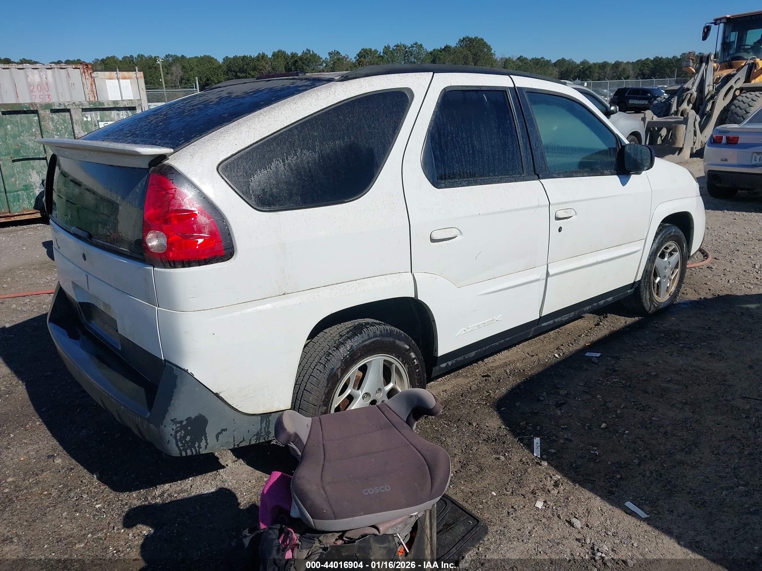 2003 Pontiac Aztek   White vin: 3G7DA03E23S536952