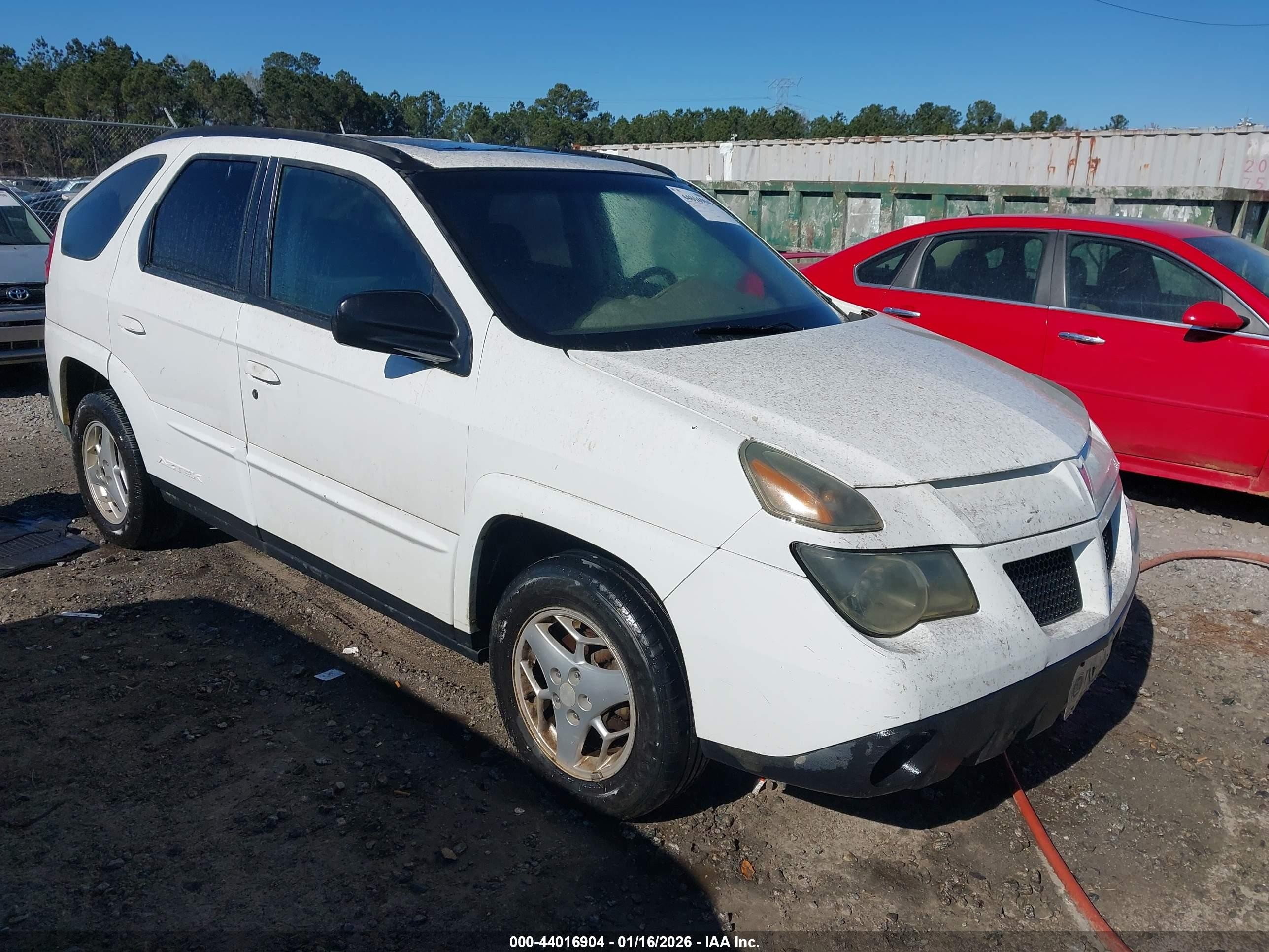 2003 Pontiac Aztek   White vin: 3G7DA03E23S536952