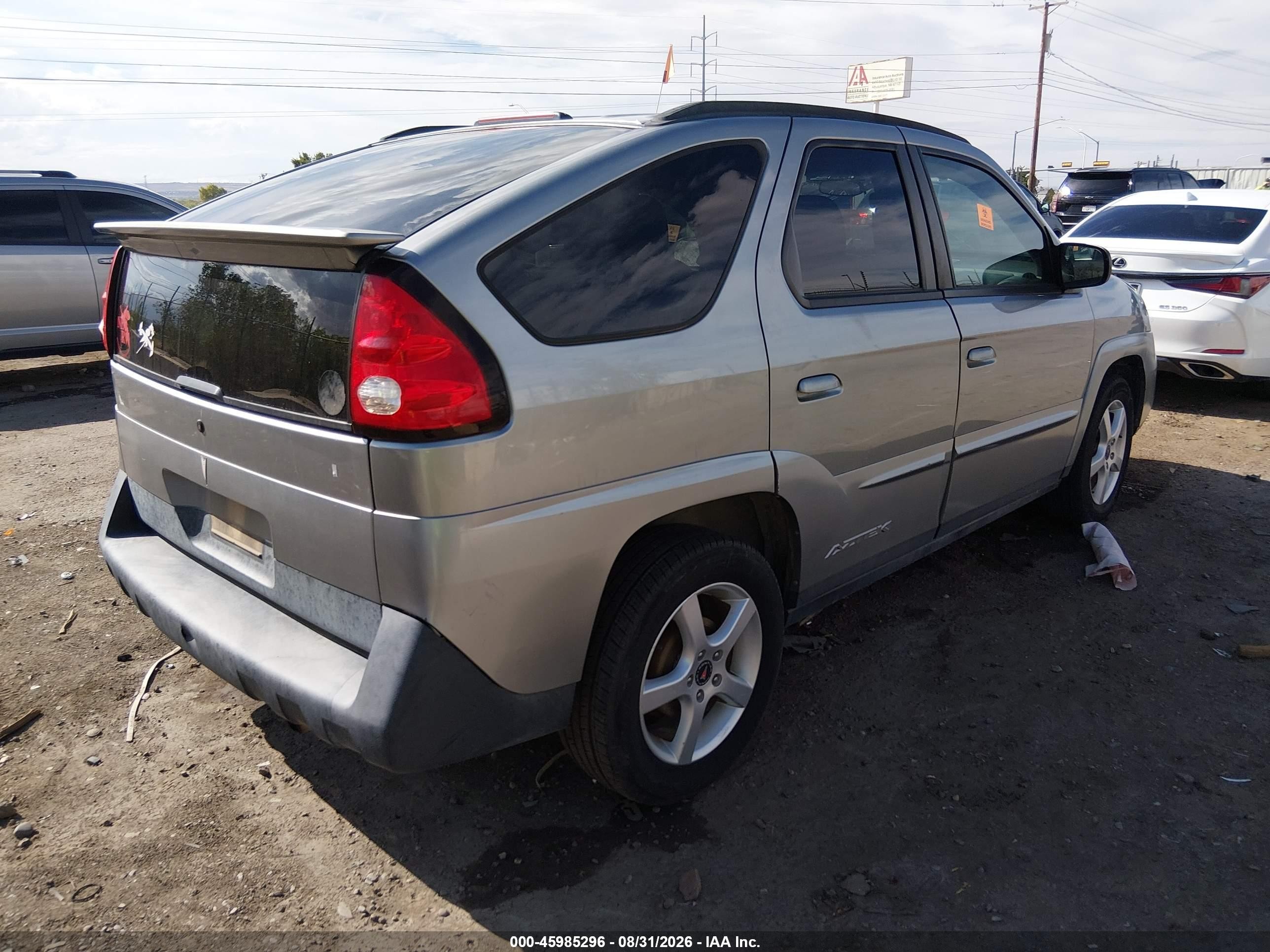 2004 Pontiac Aztek   Silver vin: 3G7DA03E24S539674
