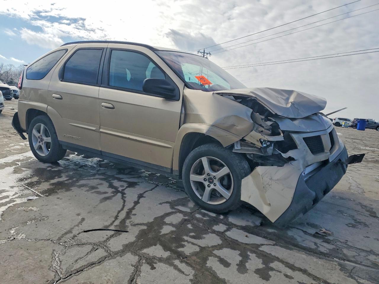 2005 Pontiac Aztek Cream vin: 3G7DA03E25S529017