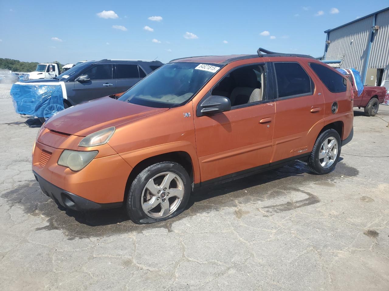 2005 Pontiac Aztek Orange vin: 3G7DA03E35S506782