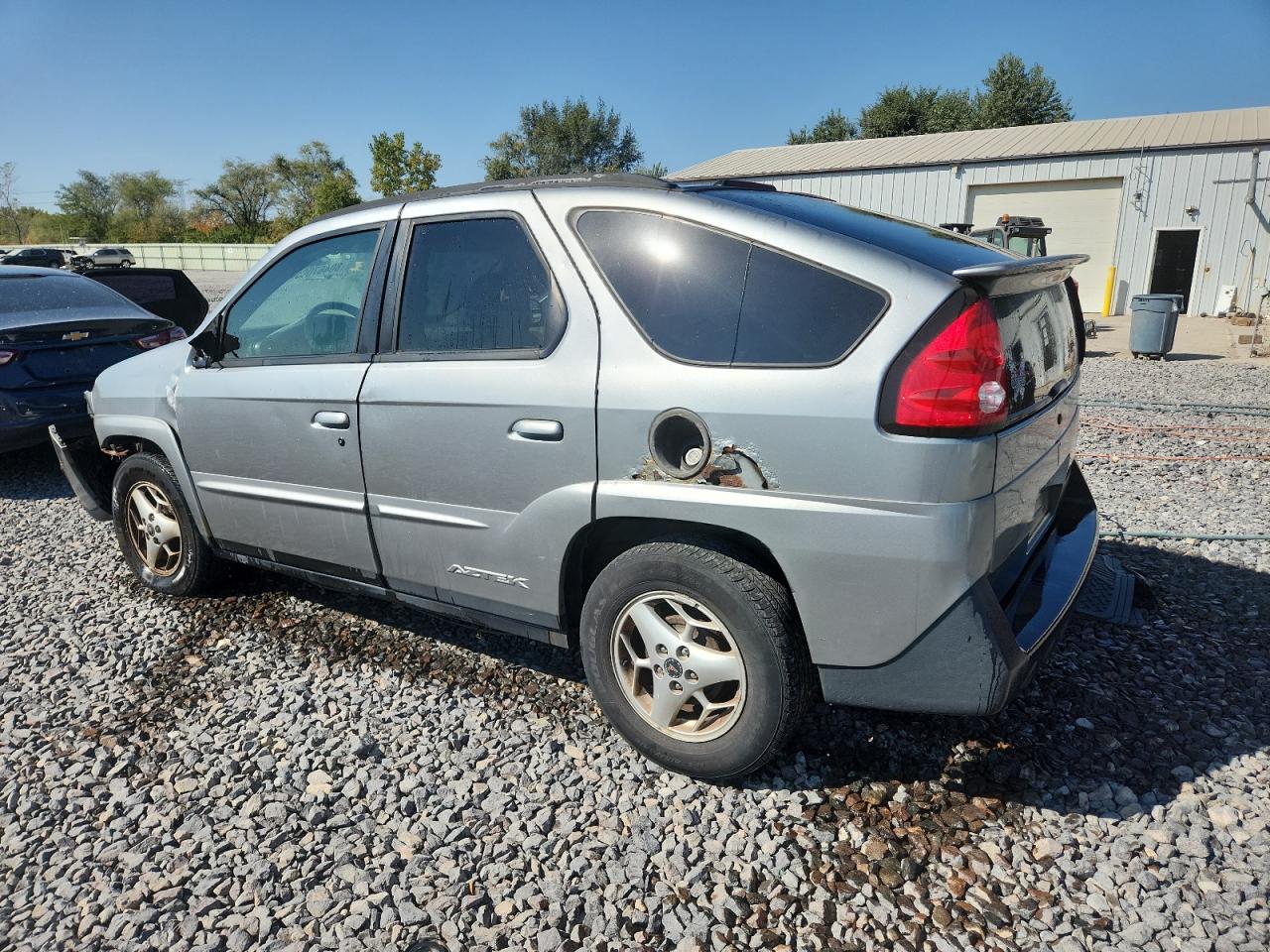 2003 Pontiac Aztek Silver vin: 3G7DA03E43S594674