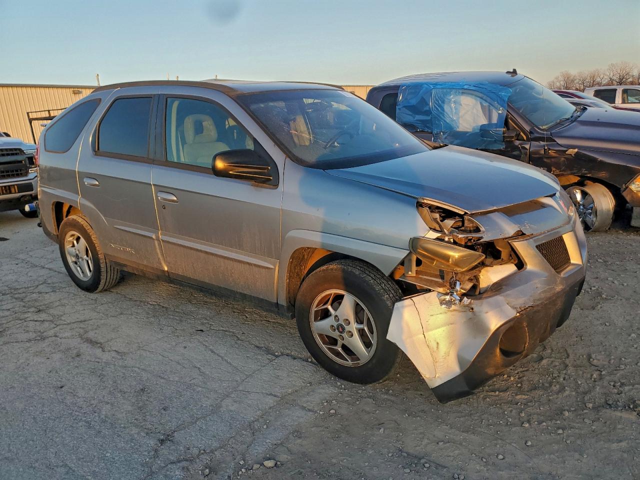 2003 Pontiac Aztek Silver vin: 3G7DA03E53S555995