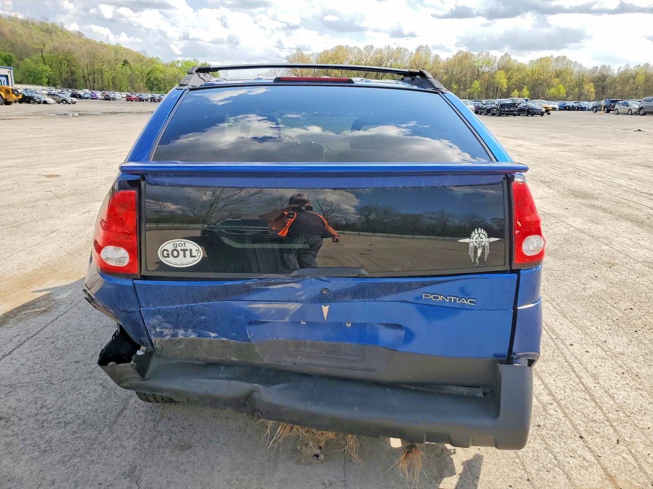 2003 Pontiac Aztek Blue vin: 3G7DA03E53S588107