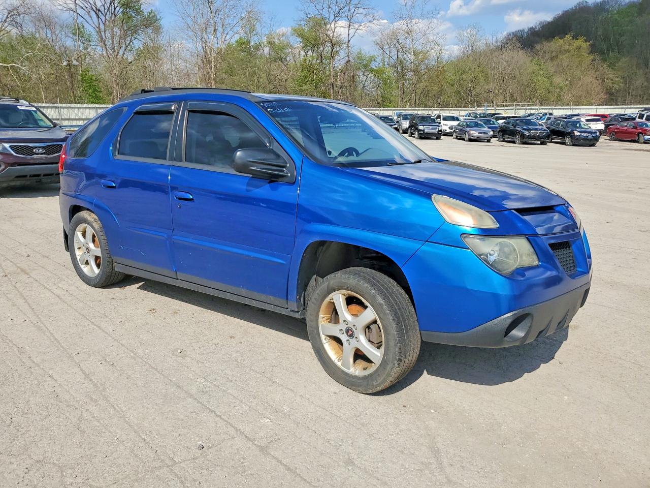 2003 Pontiac Aztek Blue vin: 3G7DA03E53S588107
