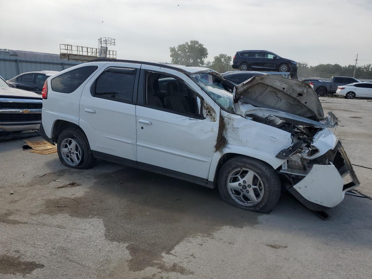 2003 Pontiac Aztek White vin: 3G7DA03E53S597664