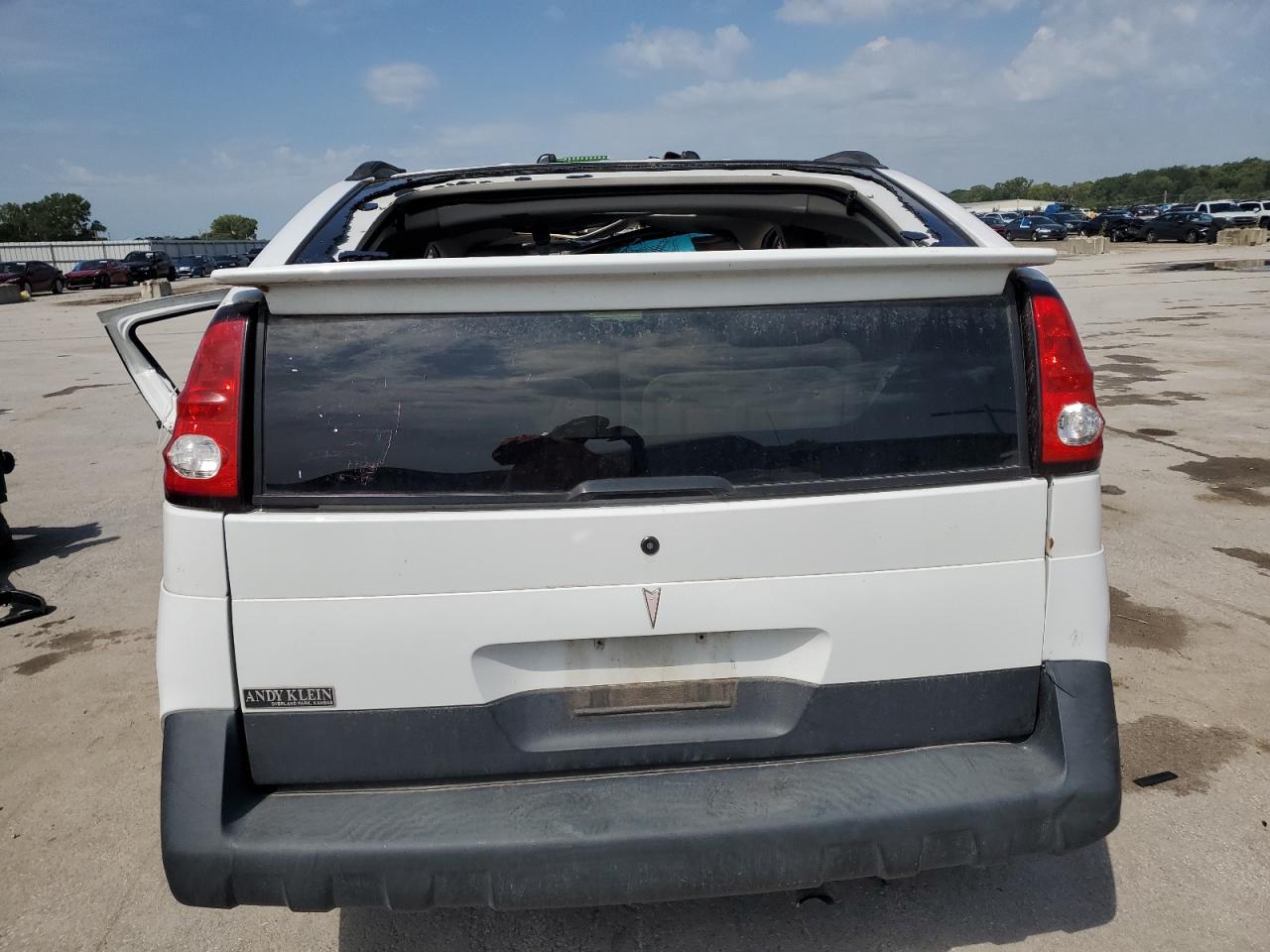 2003 Pontiac Aztek White vin: 3G7DA03E53S597664