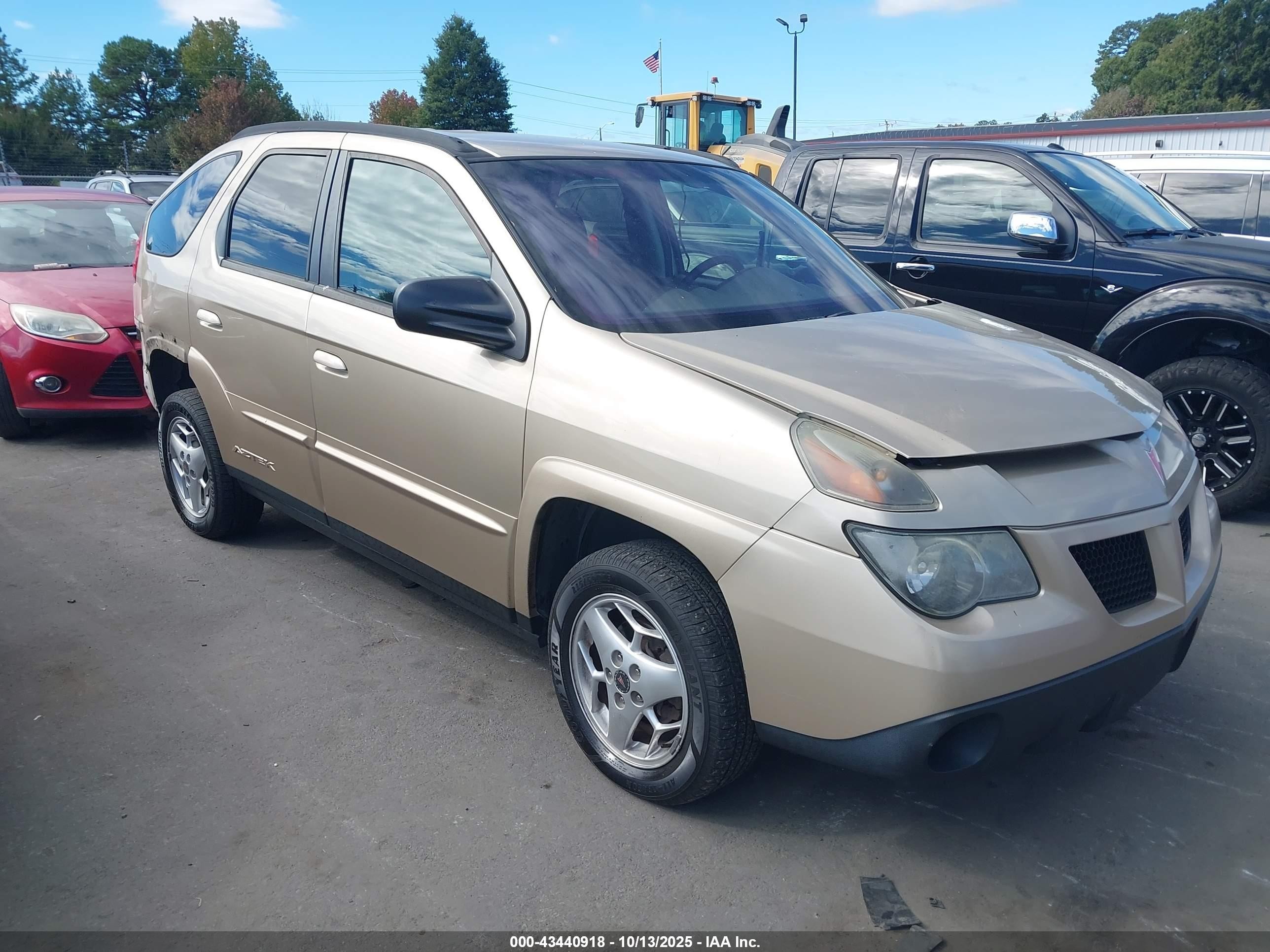 2005 Pontiac Aztek   Gold vin: 3G7DA03E55S536947