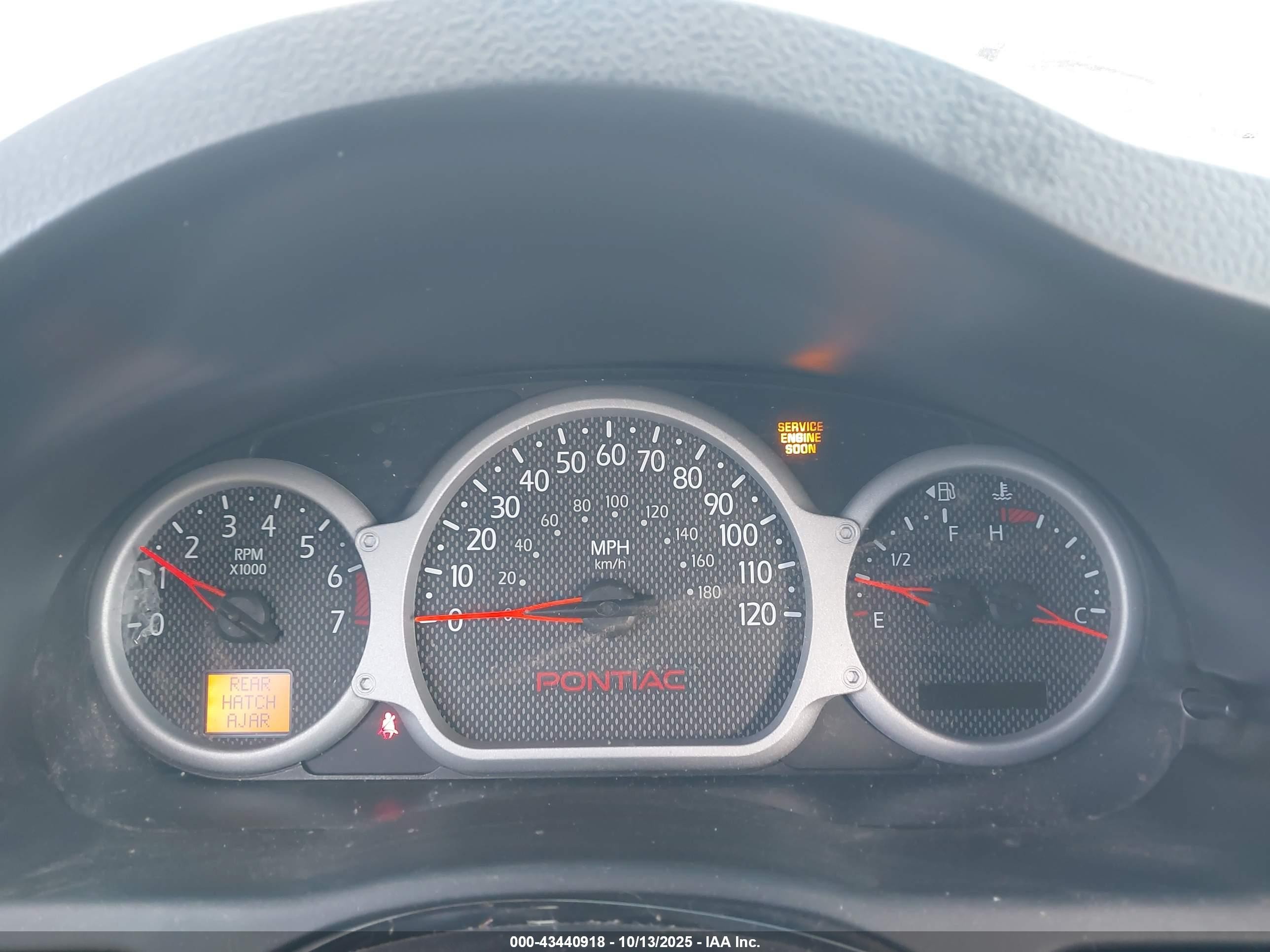 2005 Pontiac Aztek   Gold vin: 3G7DA03E55S536947