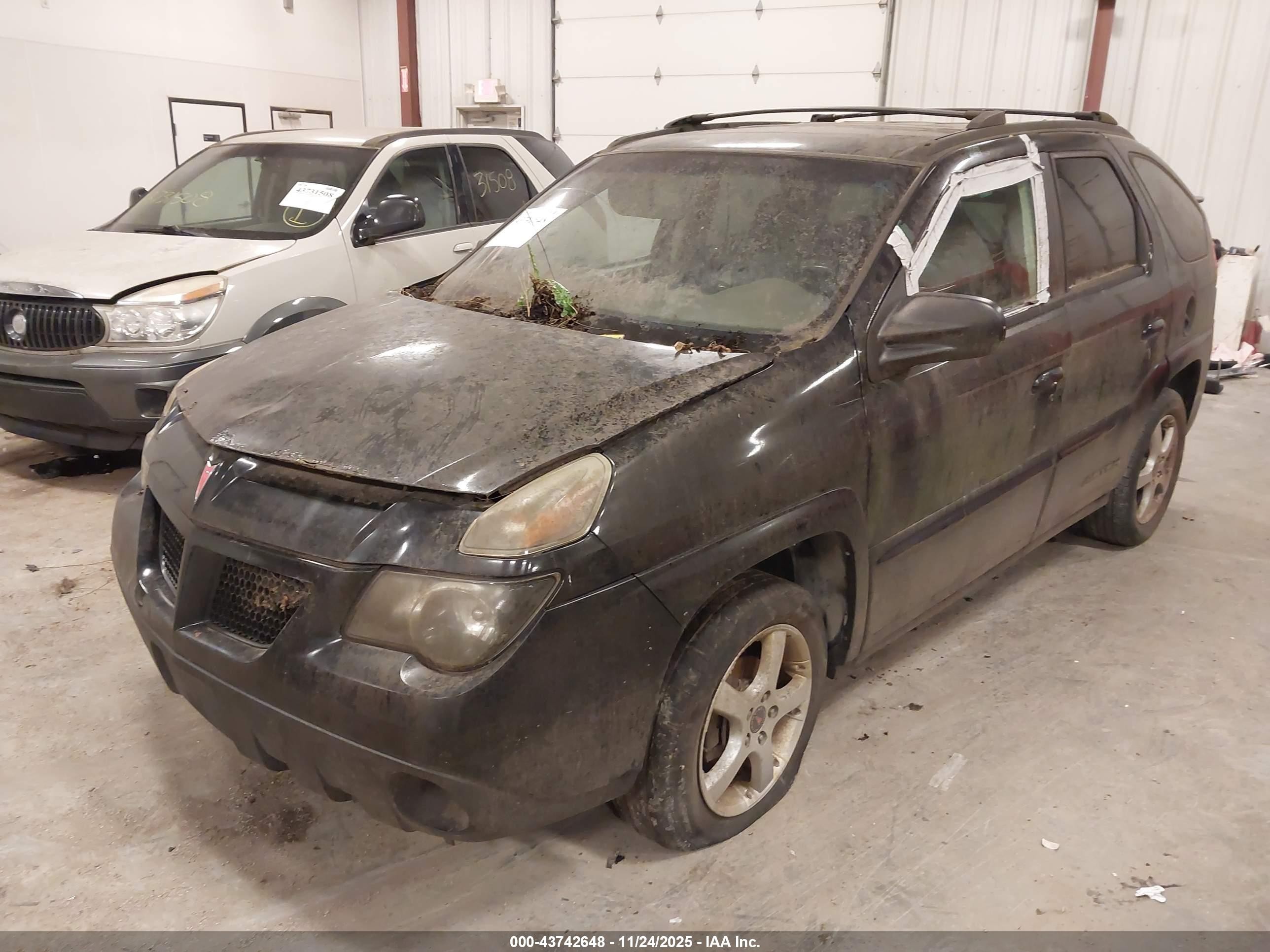 2003 Pontiac Aztek   Черный vin: 3G7DA03E63S603505