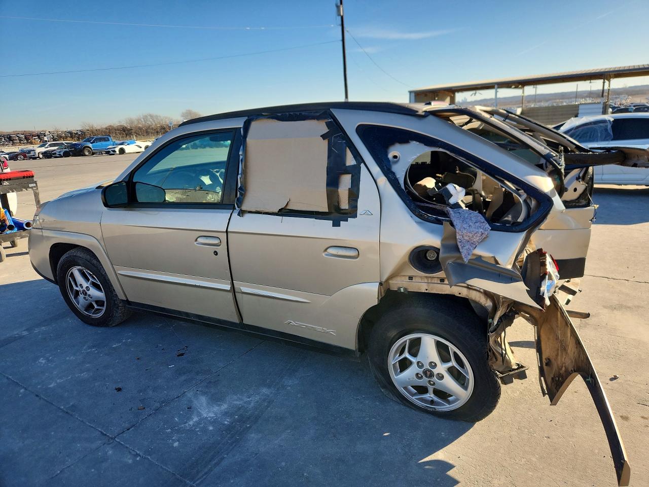 2003 Pontiac Aztek Tan vin: 3G7DA03E73S501243