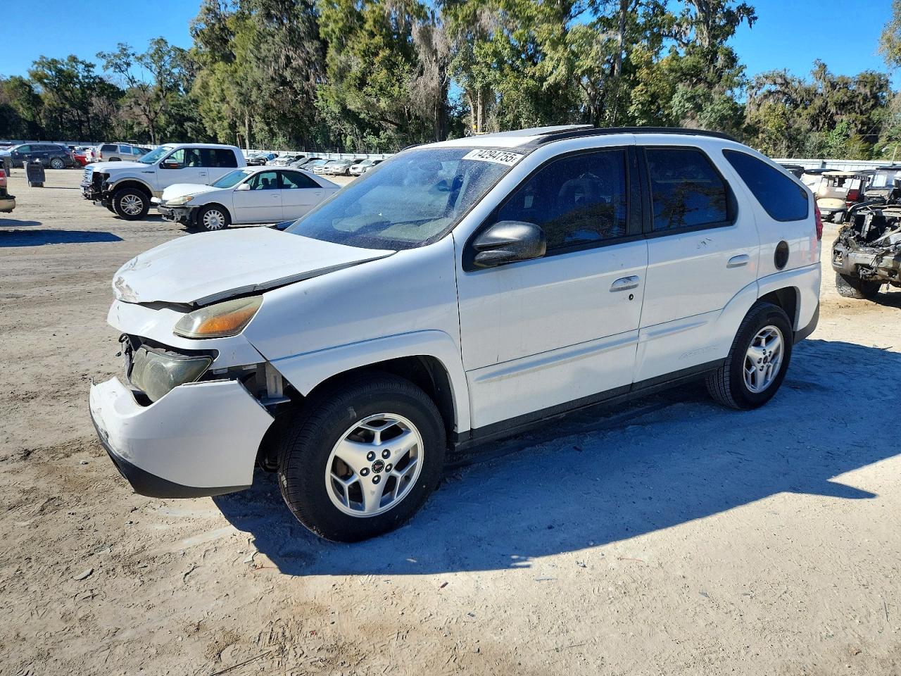 2003 Pontiac Aztek Белый vin: 3G7DA03E73S531780