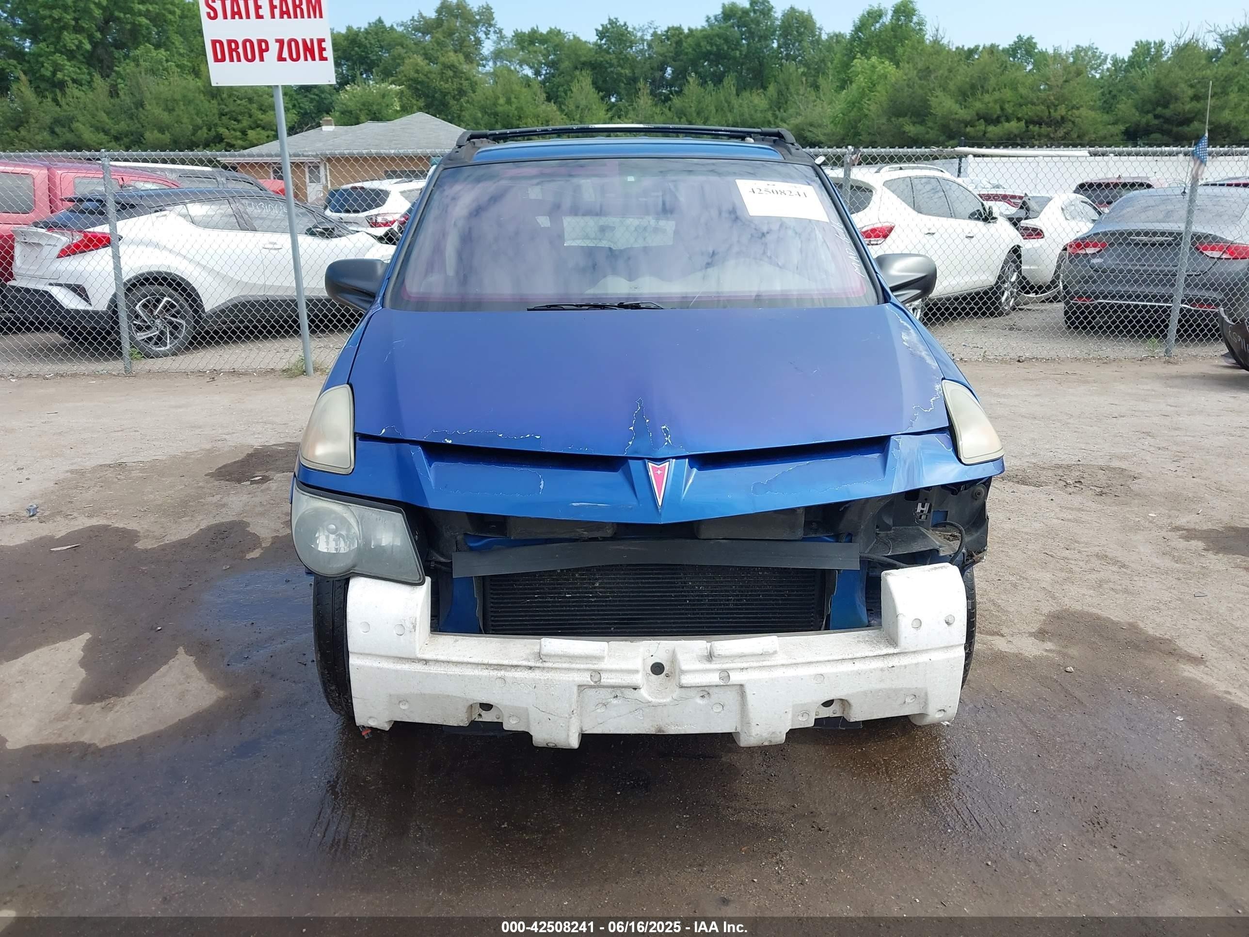 2003 Pontiac Aztek   Синий vin: 3G7DA03E83S569552