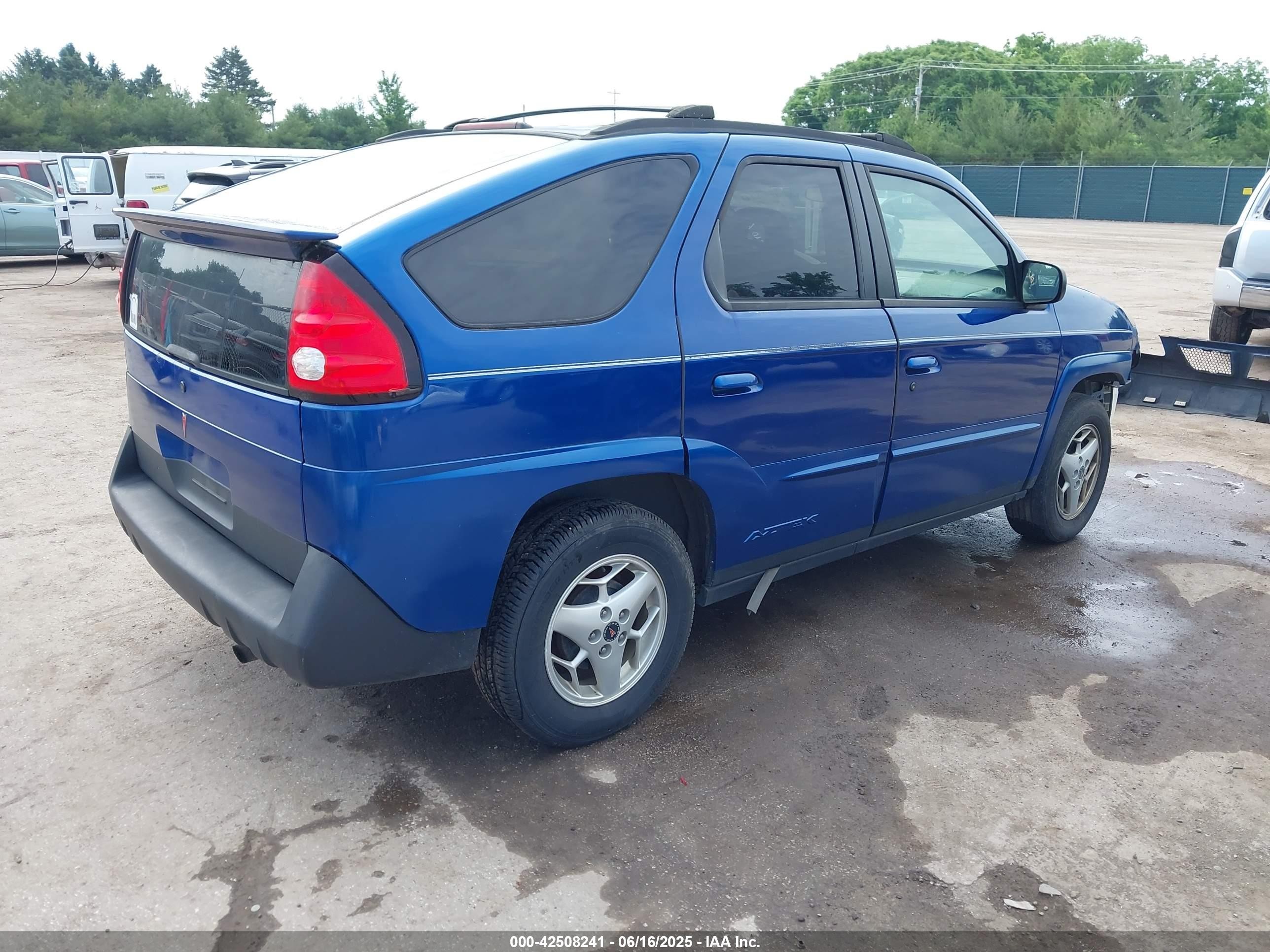 2003 Pontiac Aztek   Синий vin: 3G7DA03E83S569552