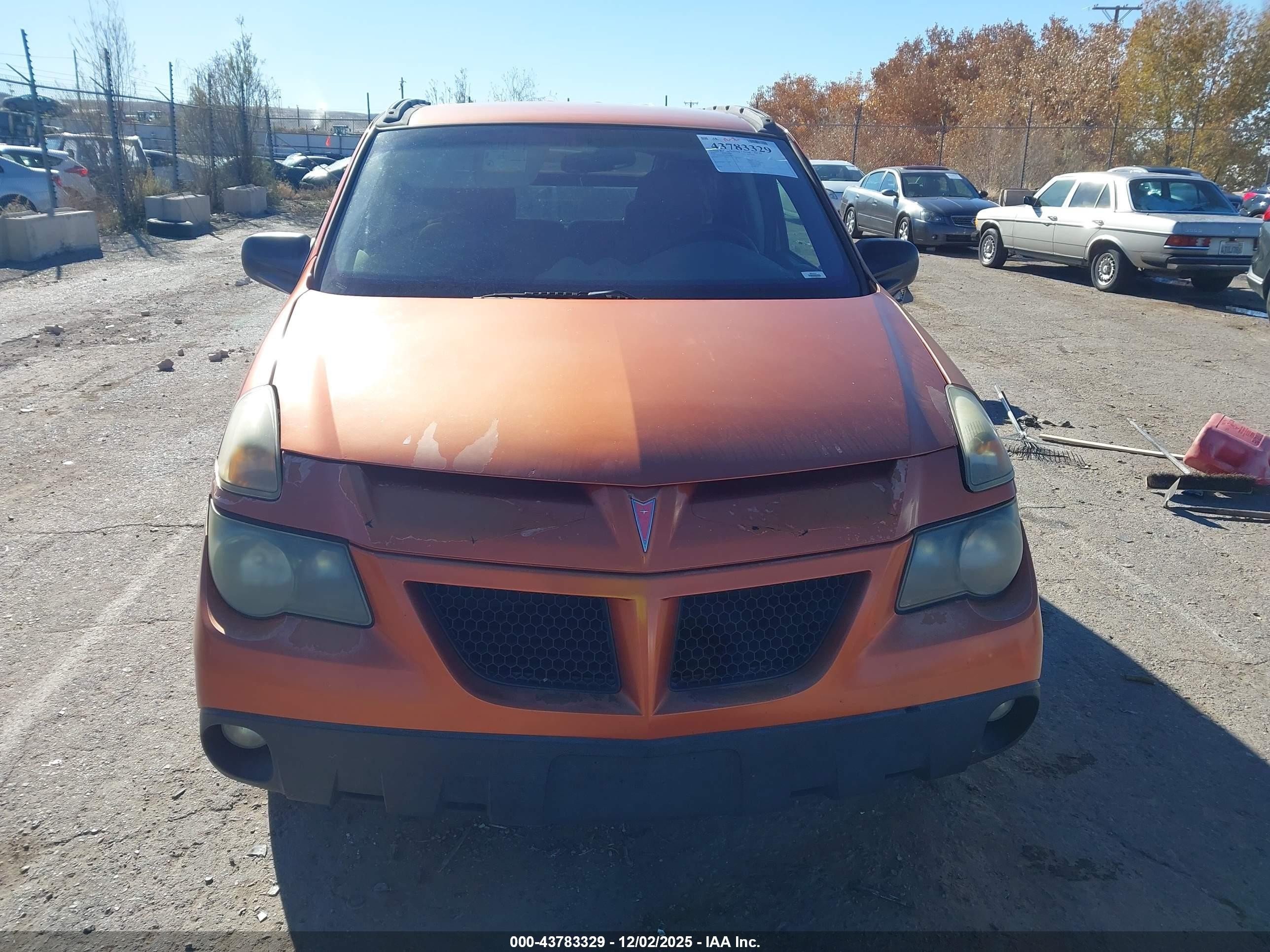 2005 Pontiac Aztek   Orange vin: 3G7DA03E85S506602