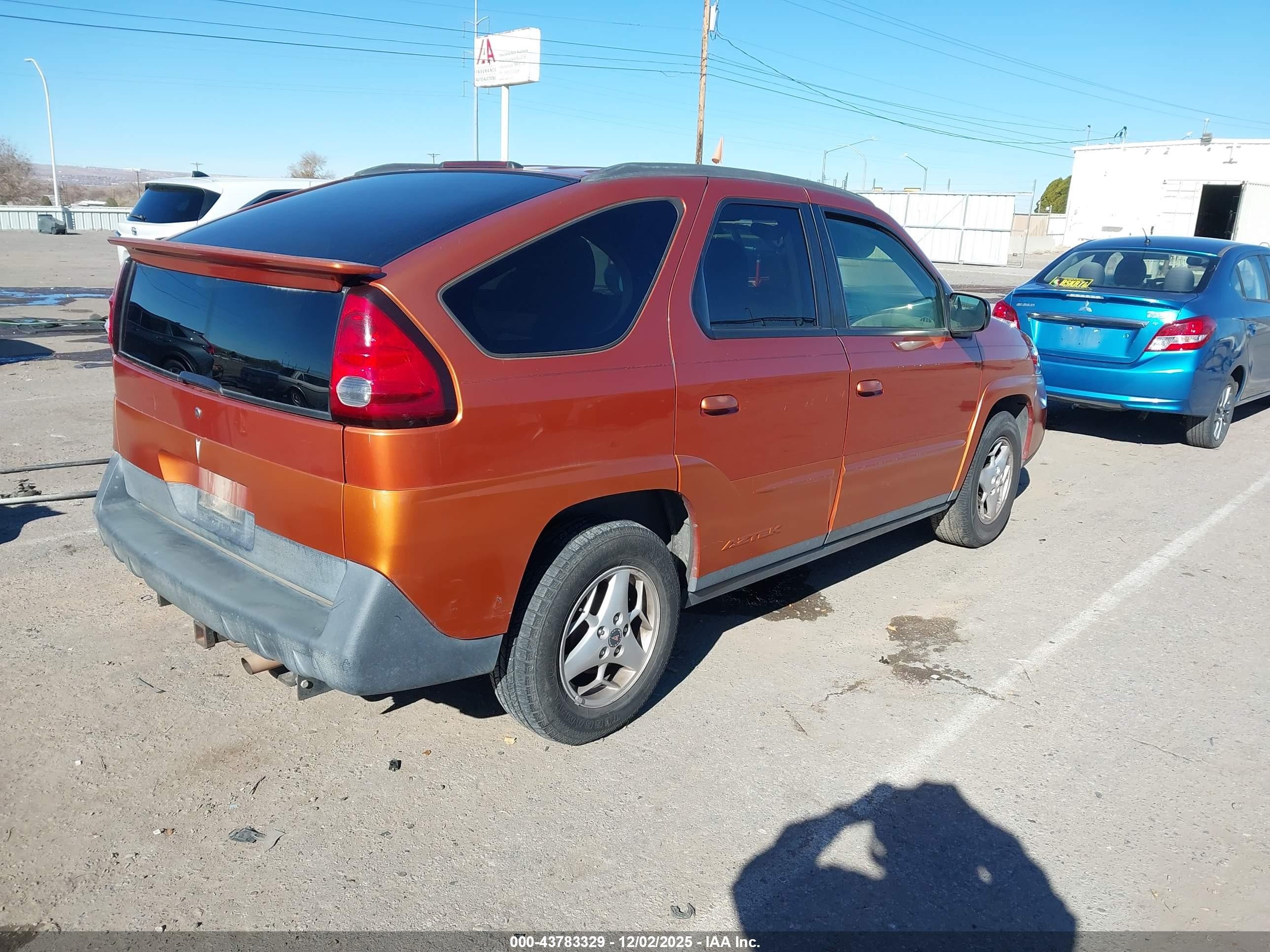 2005 Pontiac Aztek   Orange vin: 3G7DA03E85S506602