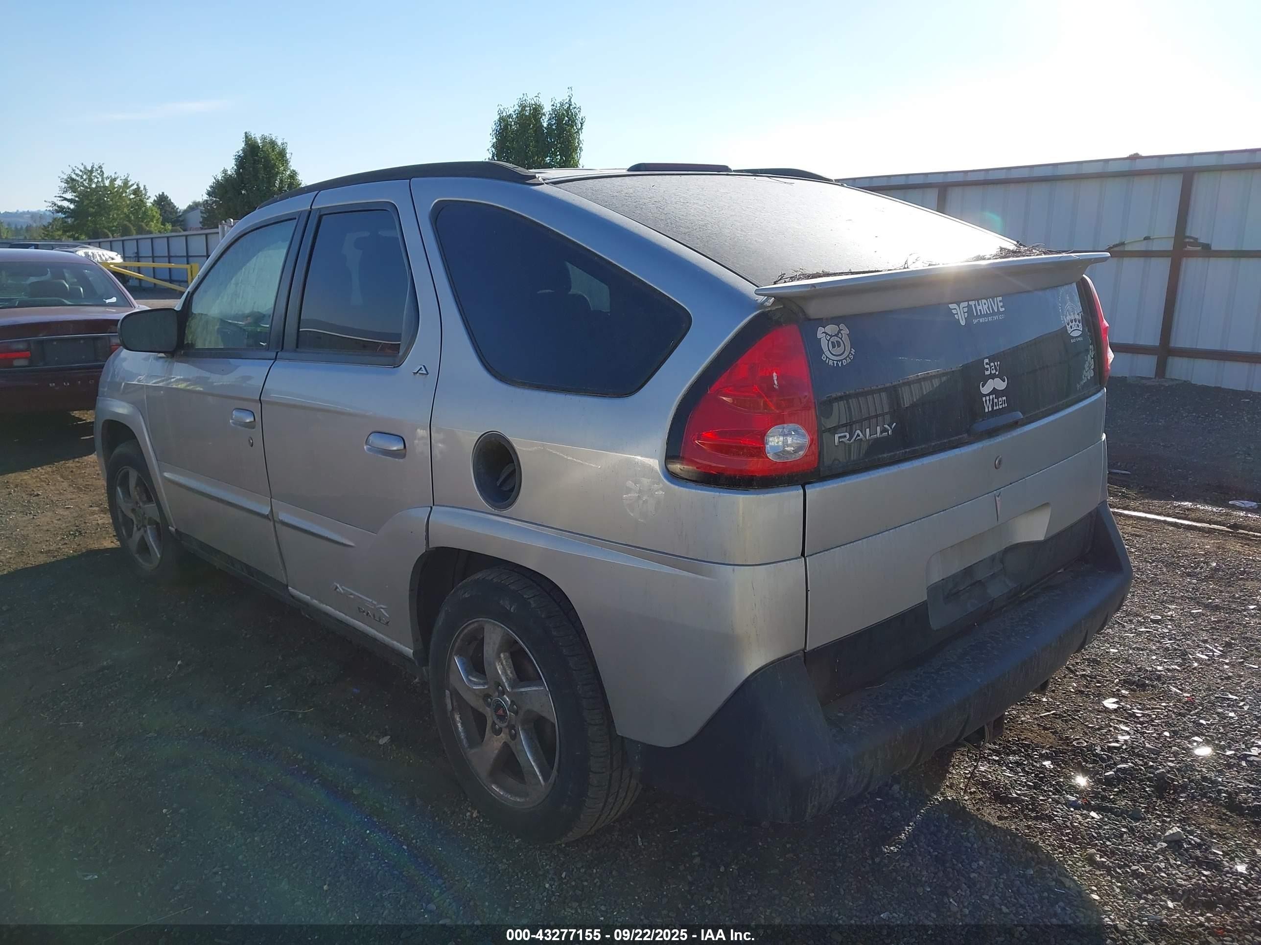 2005 Pontiac Aztek   Silver vin: 3G7DA03E85S526266
