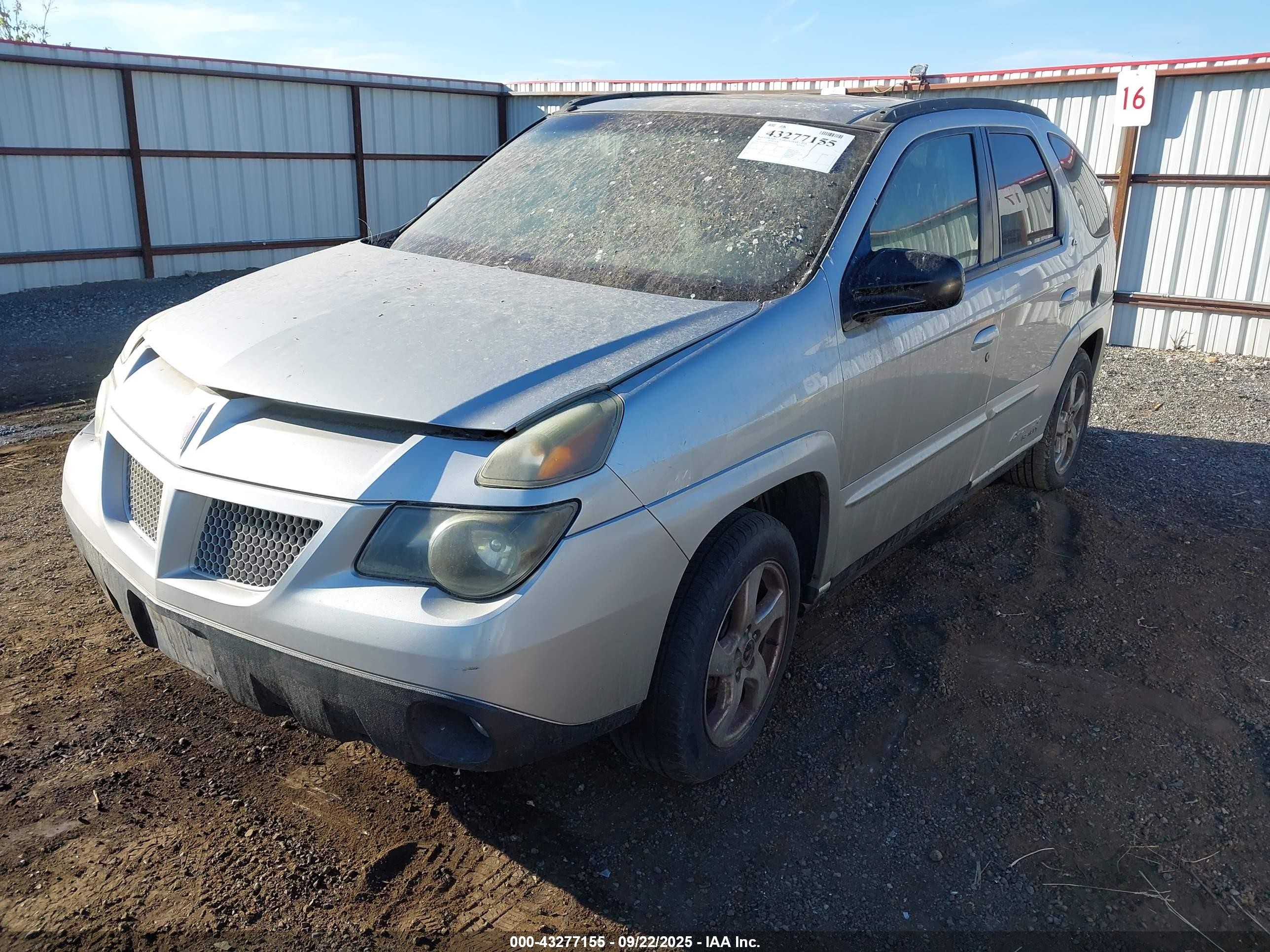 2005 Pontiac Aztek   Silver vin: 3G7DA03E85S526266