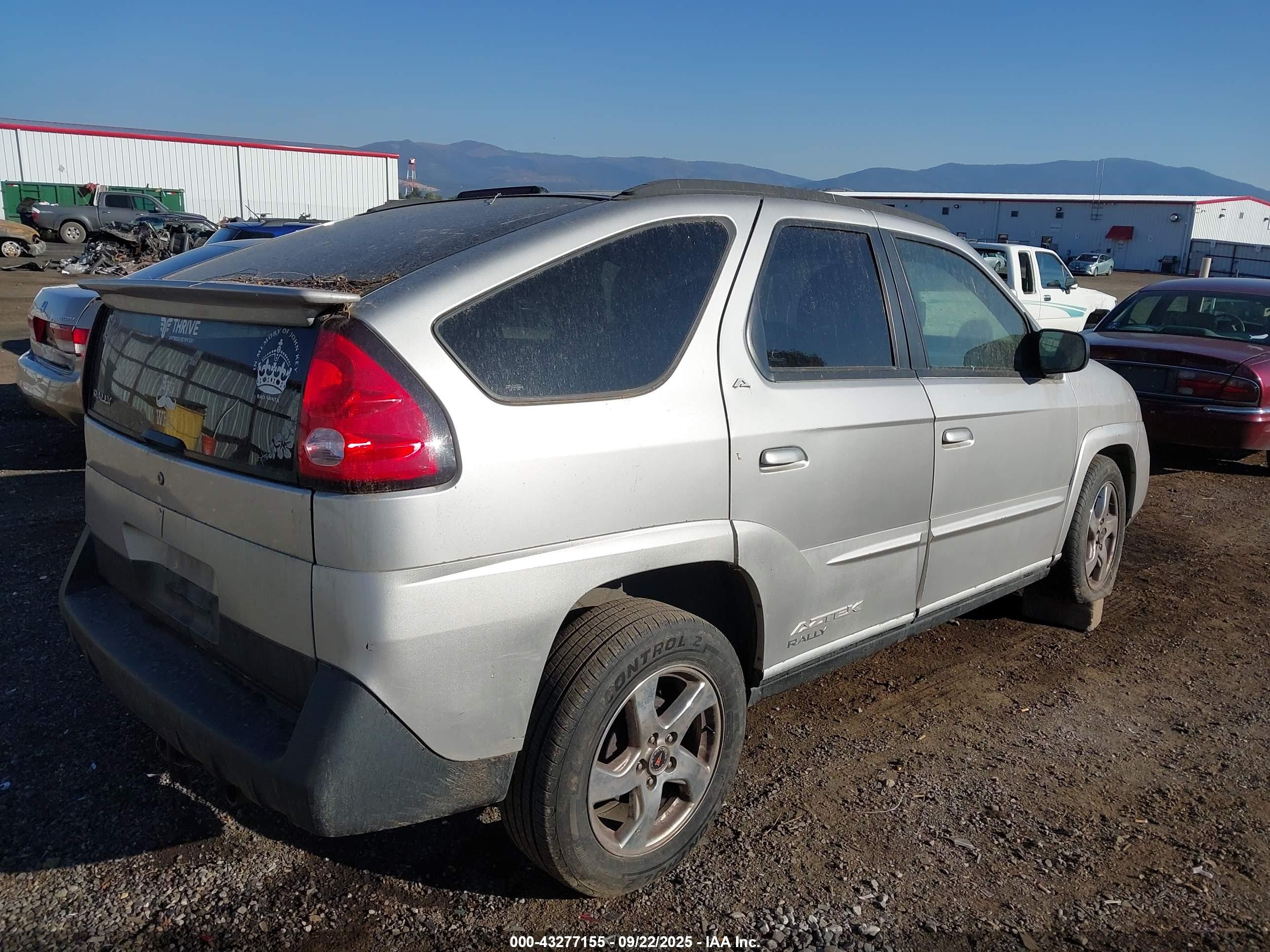 2005 Pontiac Aztek   Silver vin: 3G7DA03E85S526266