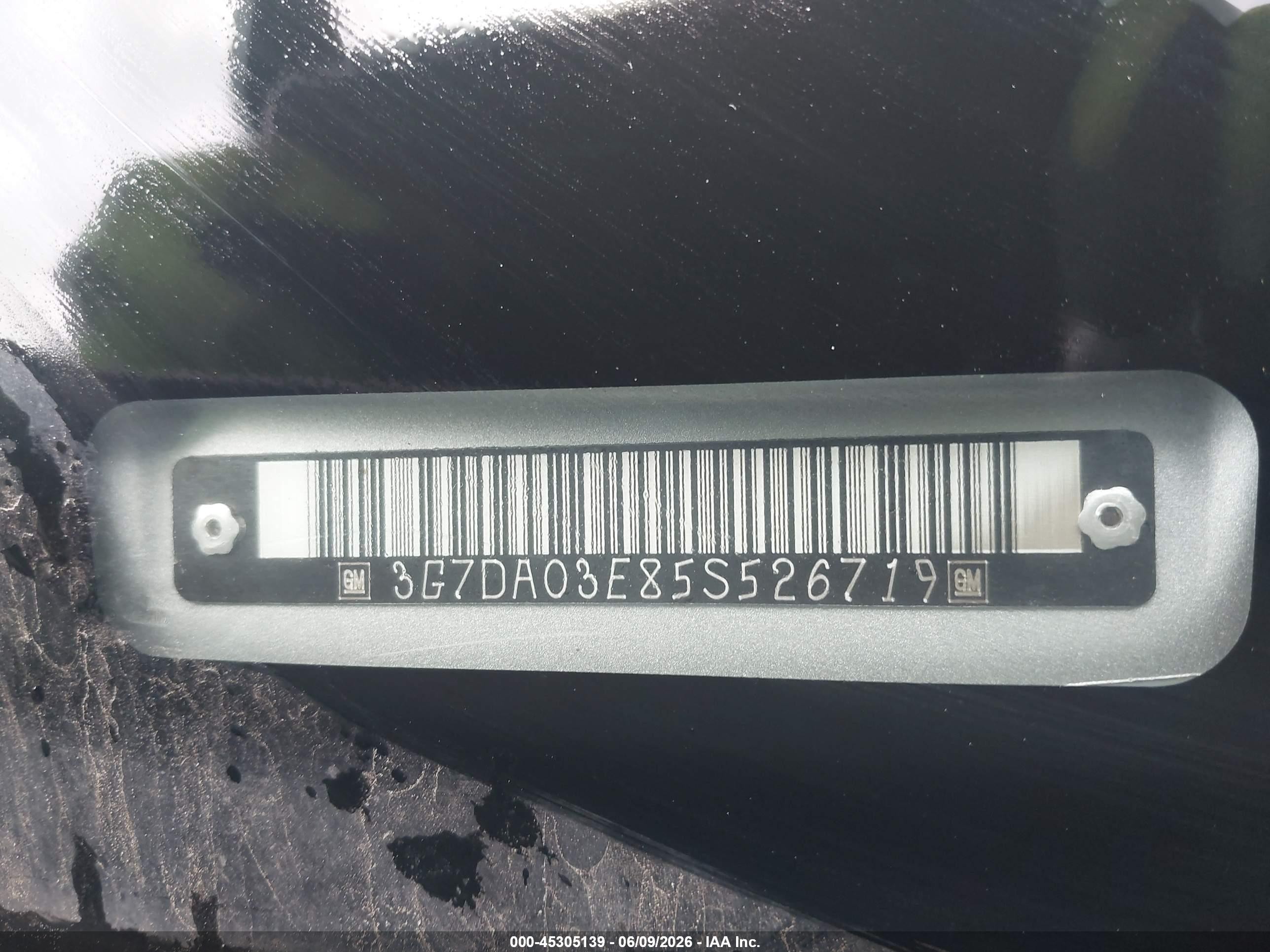 2005 Pontiac Aztek   Серебряный vin: 3G7DA03E85S526719