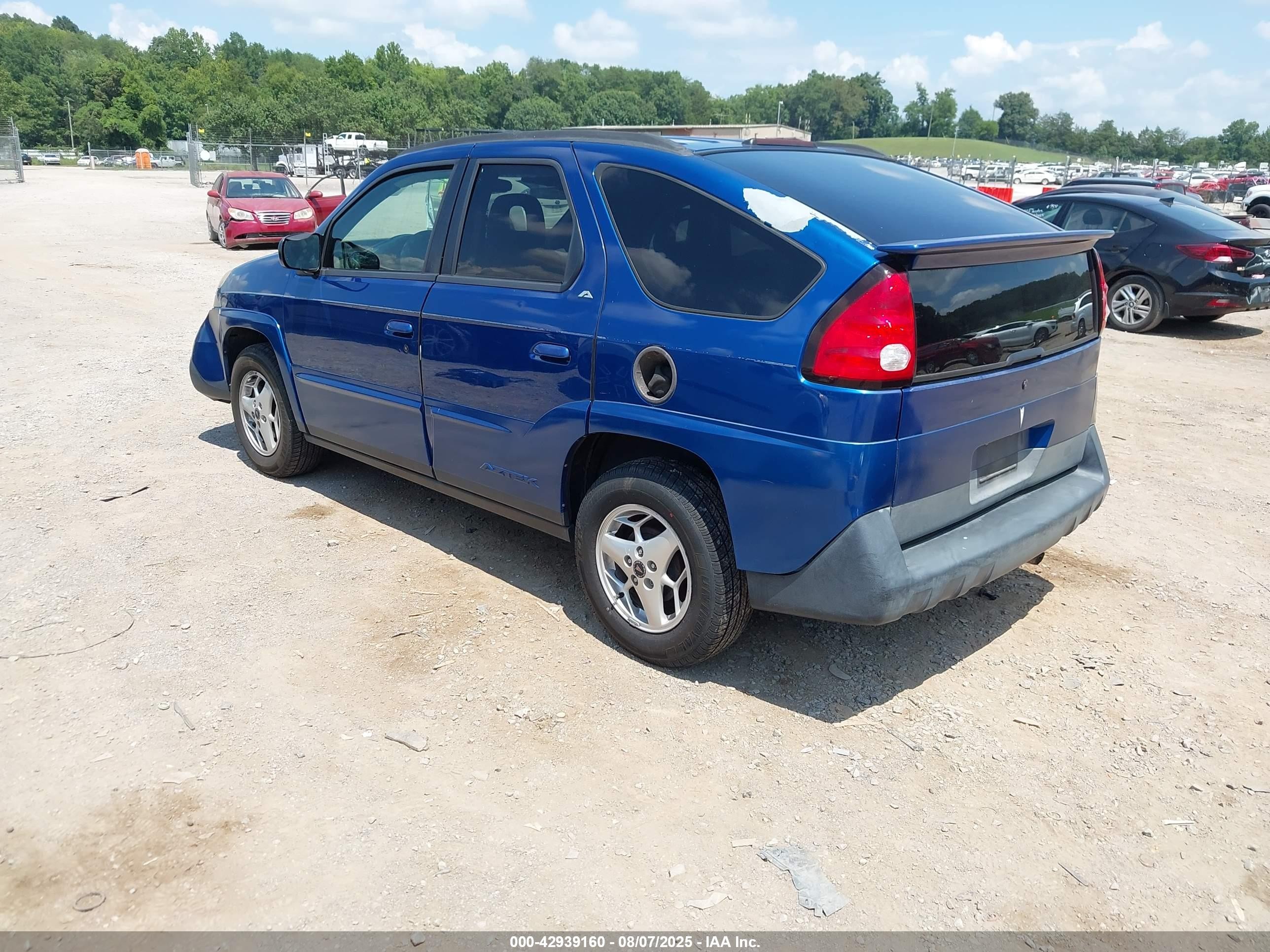 2003 Pontiac Aztek   Синий vin: 3G7DA03E93S508808