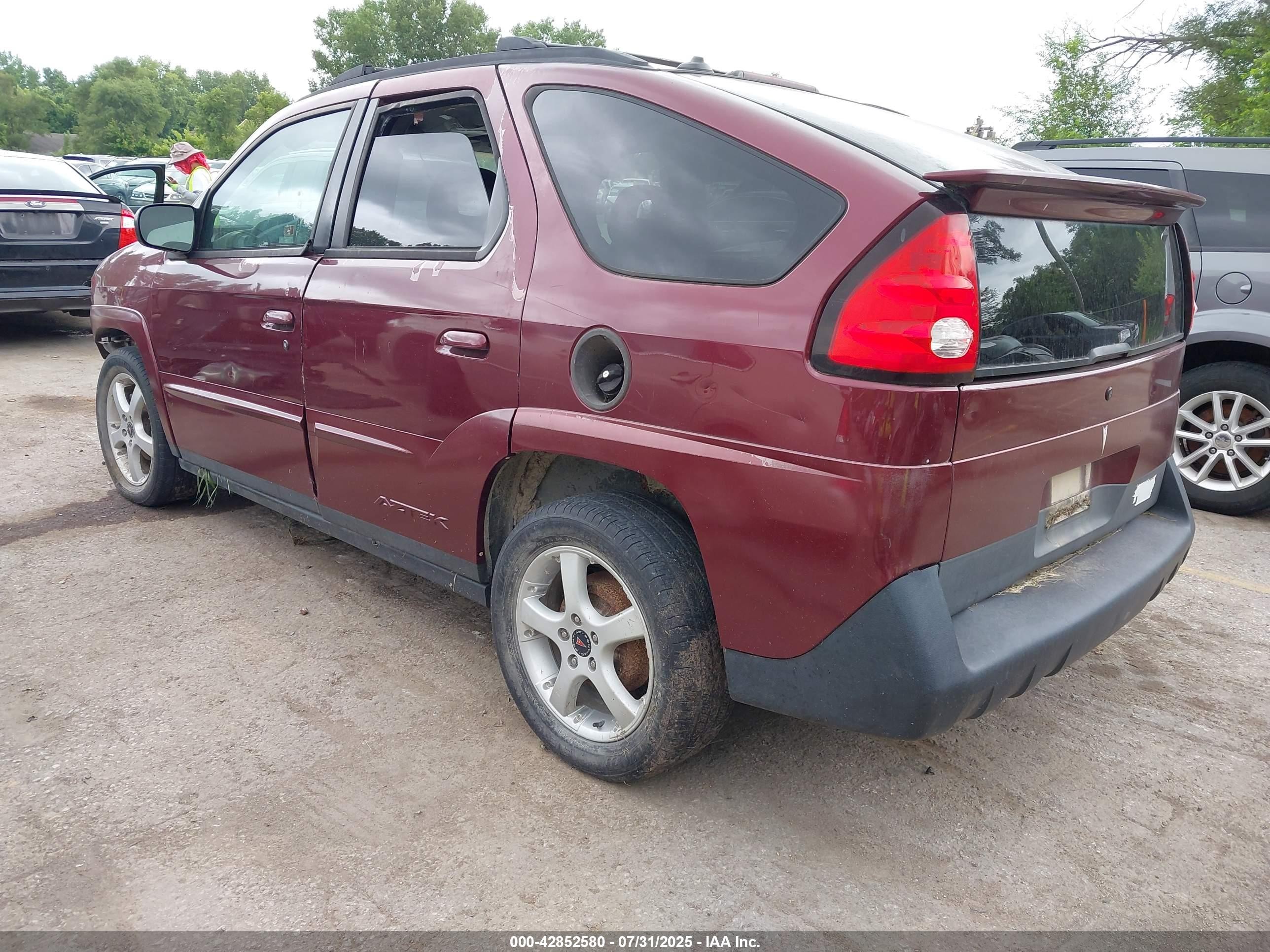 2003 Pontiac Aztek   Бордовый vin: 3G7DA03E93S549617