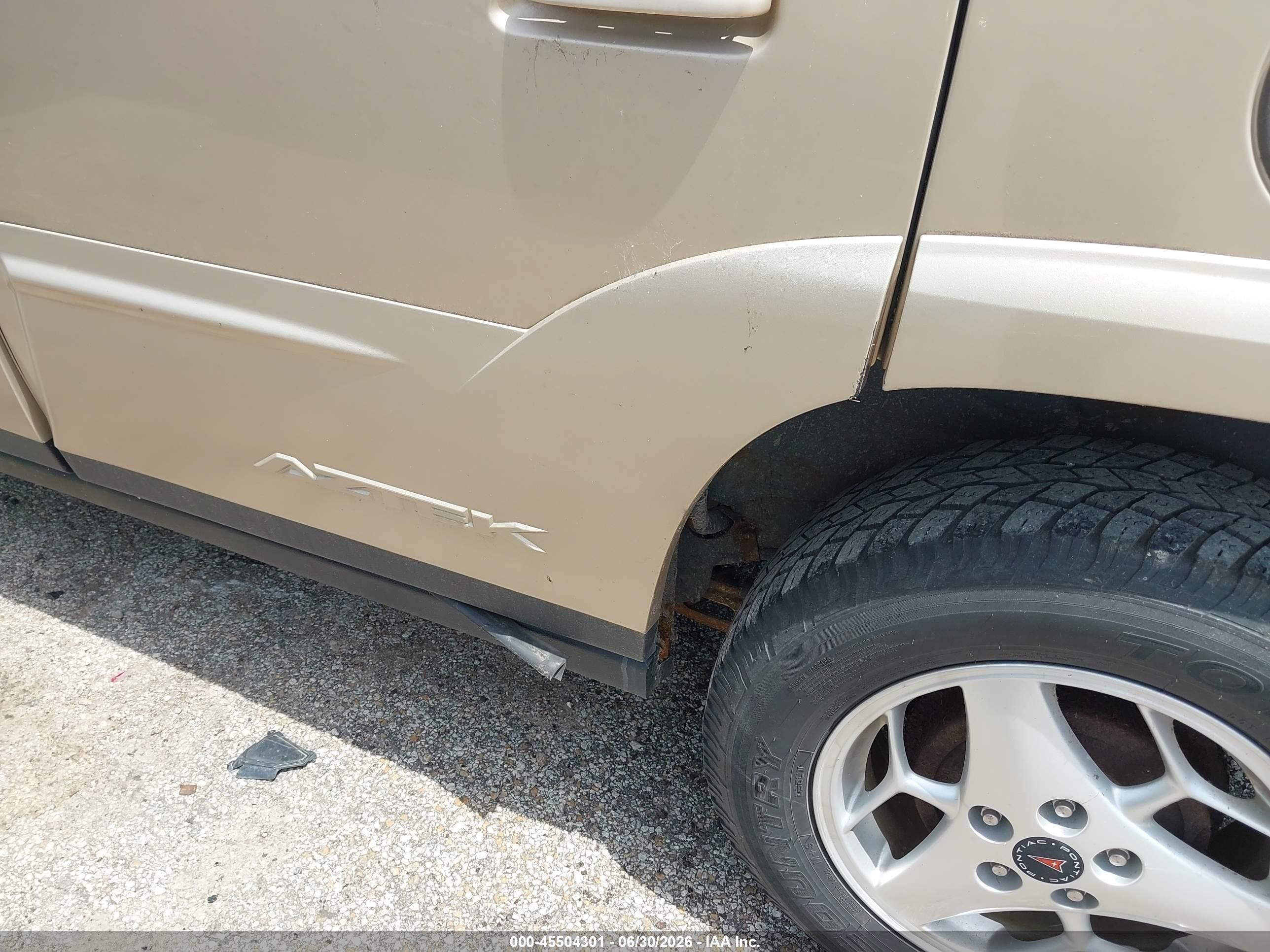 2004 Pontiac Aztek   Желто-коричневый vin: 3G7DA03E94S569531